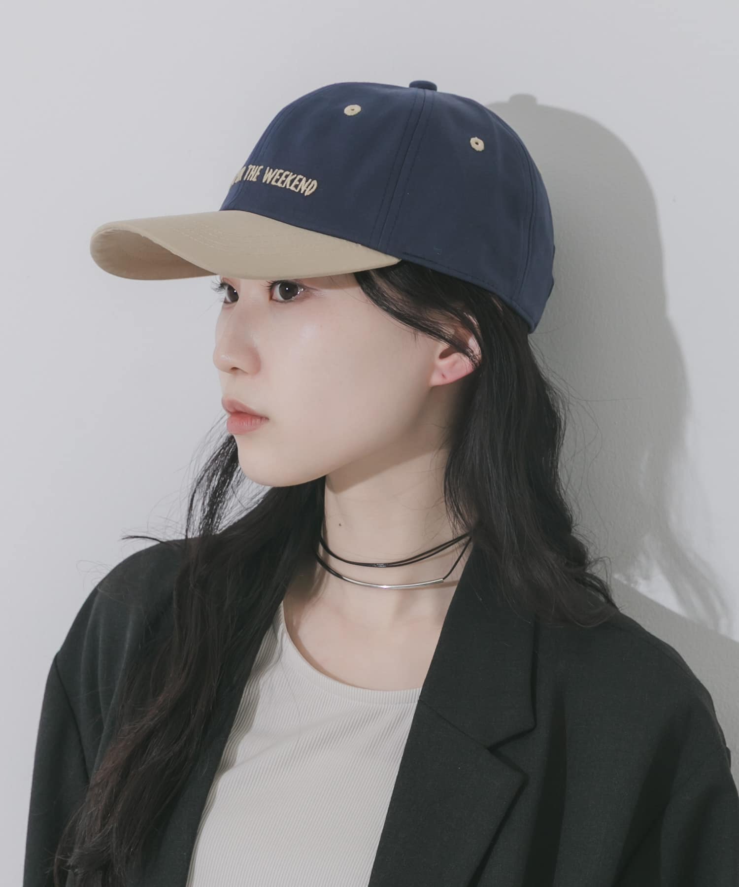 weekendバイカラーキャップ