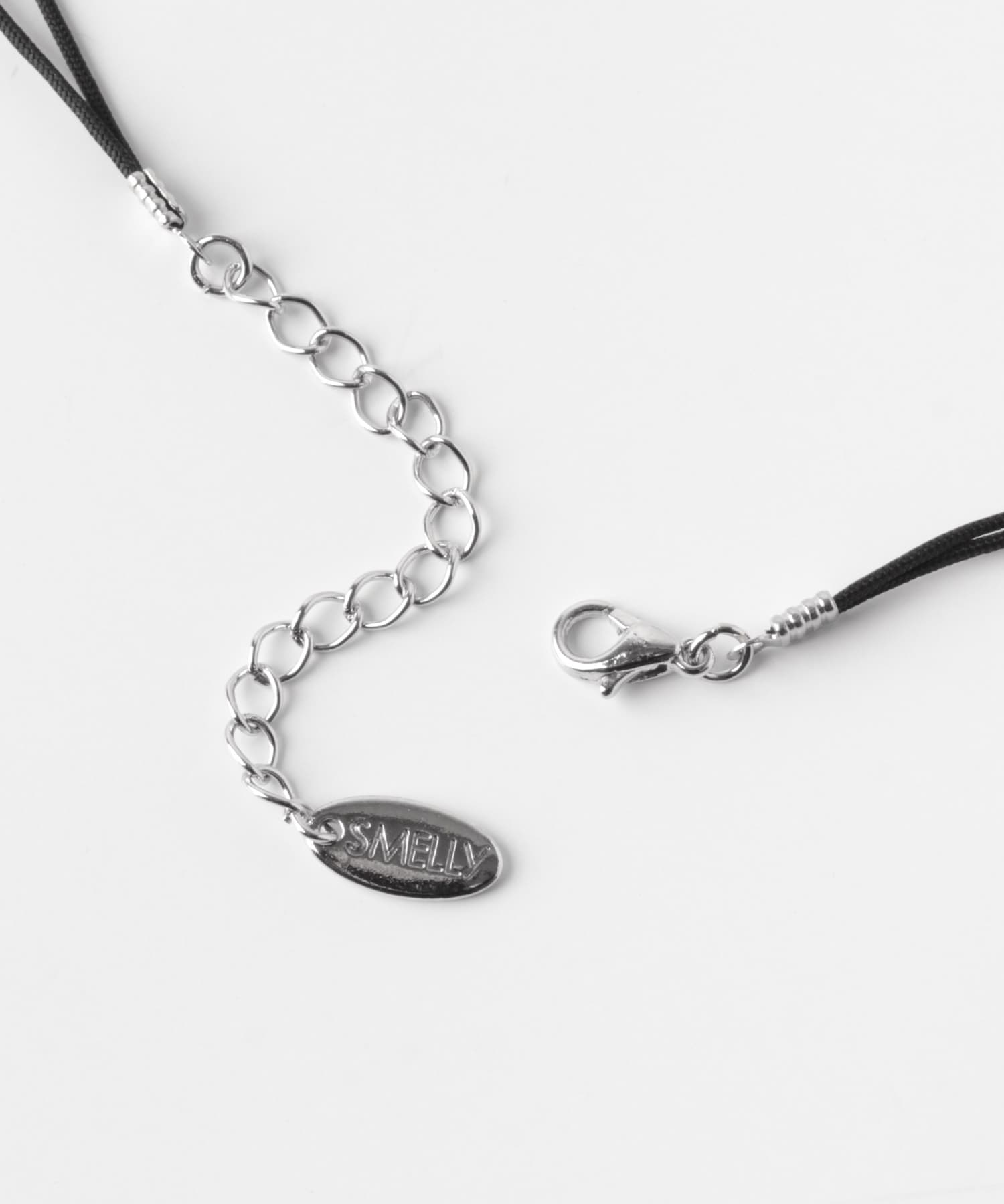 パールコードチョーカーネックレス BK/WH -