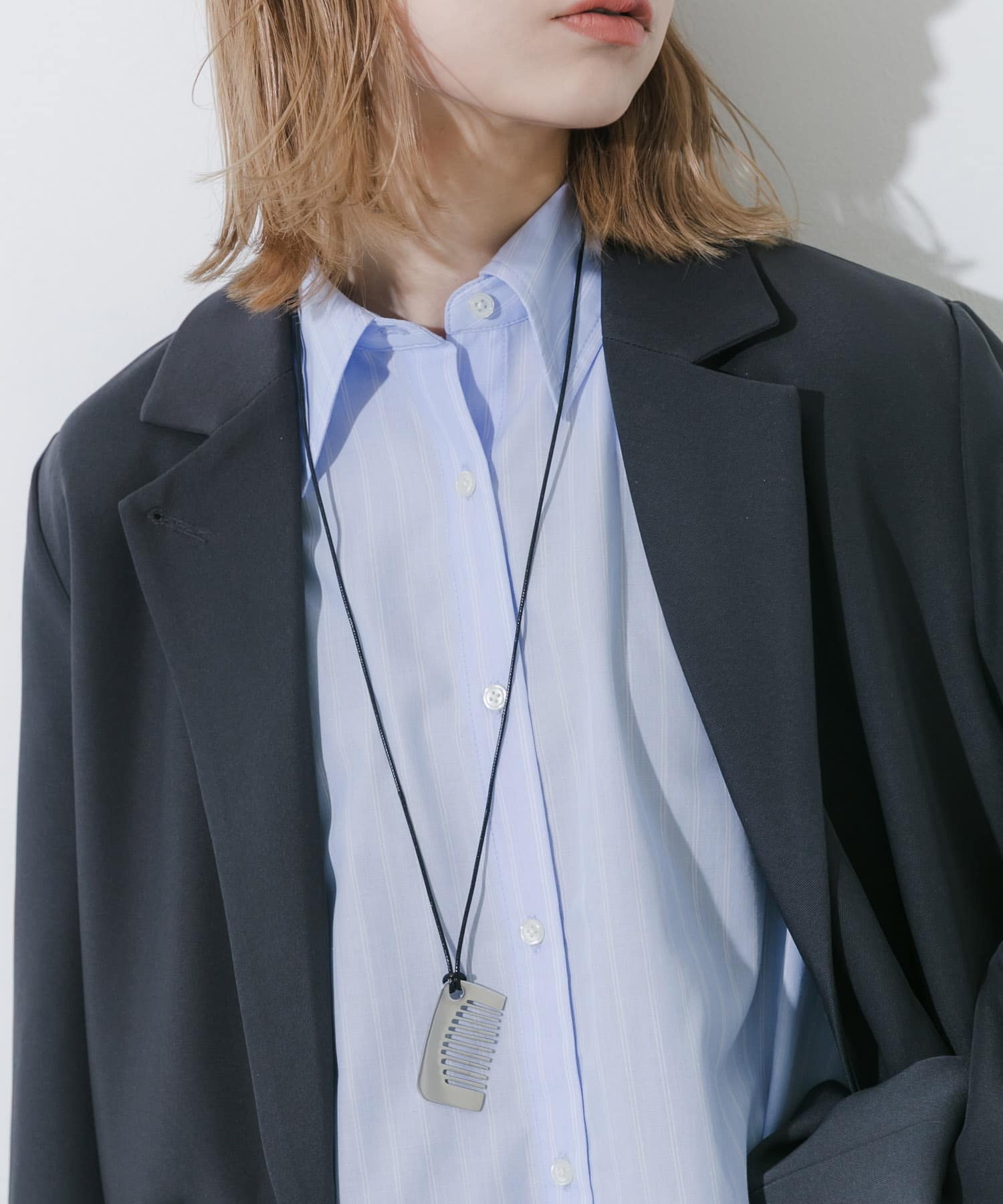 メタルコームコードネックレス