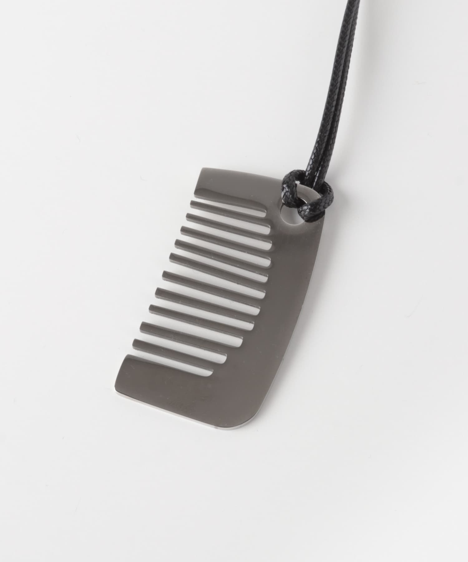 メタルコームコードネックレス SV/BK -