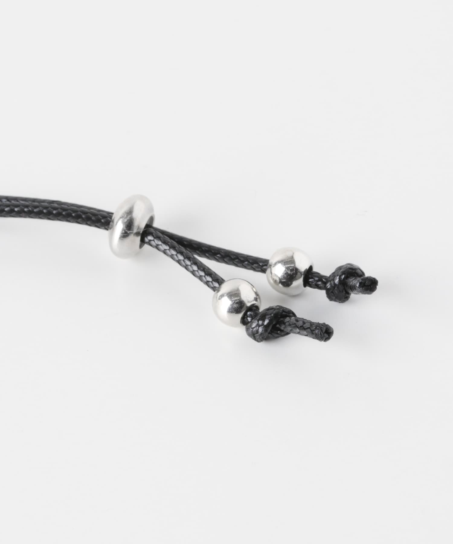 メタルコームコードネックレス SV/BK -