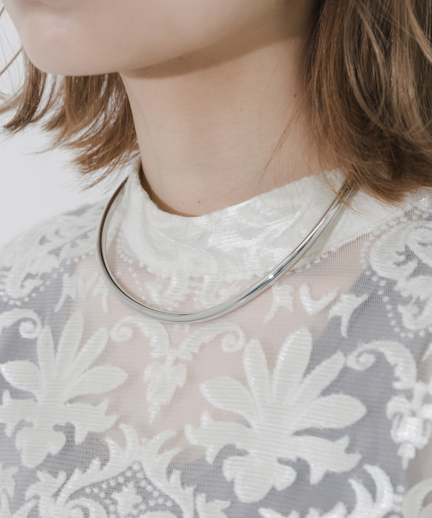 メタルネックカフ SLV -