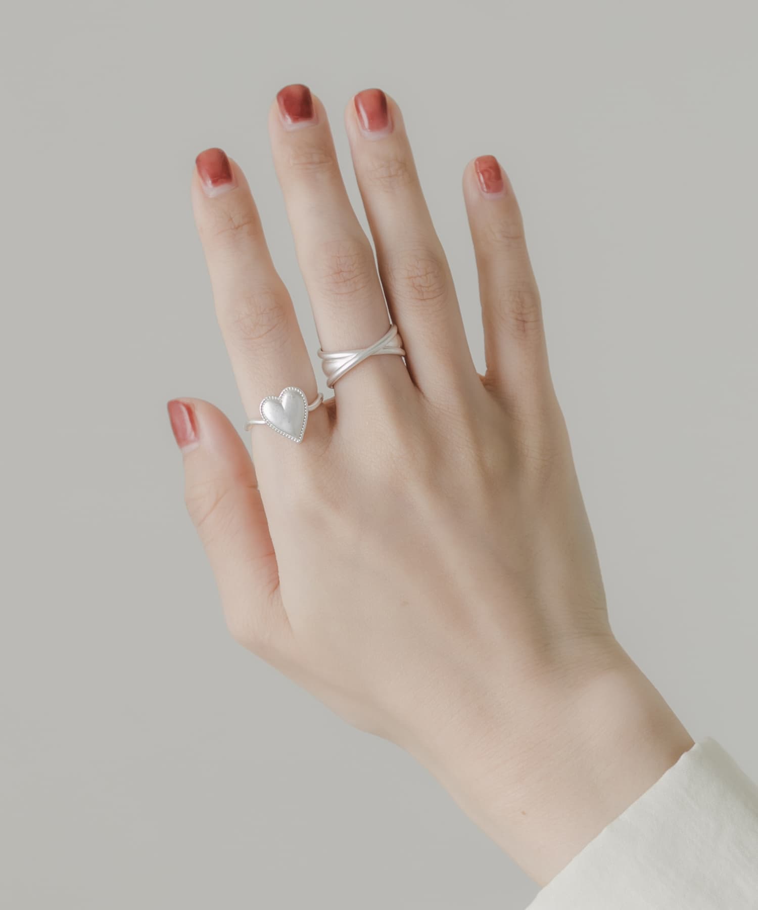 ハートコンチョ2セットリング