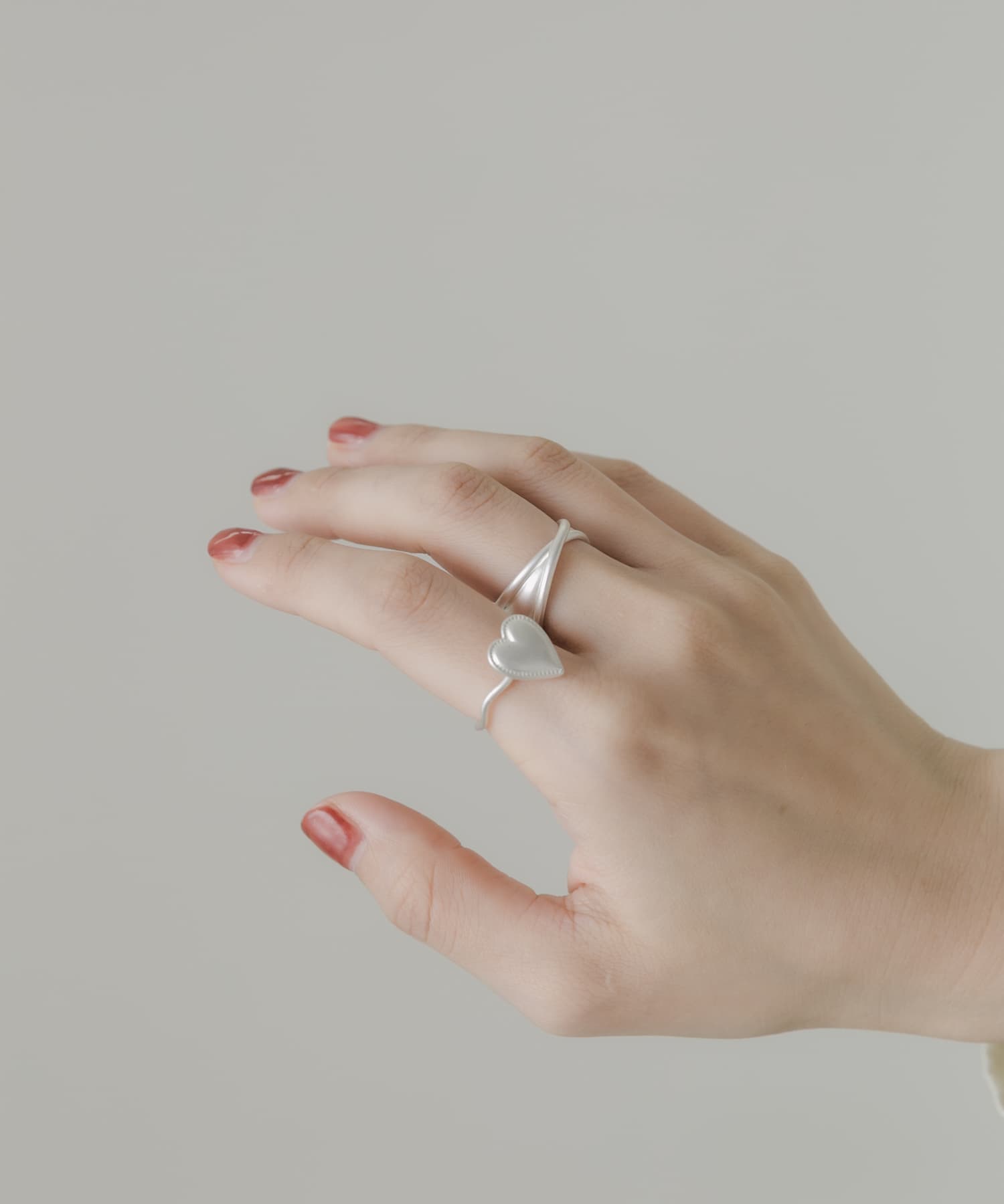 ハートコンチョ2セットリング SLV -