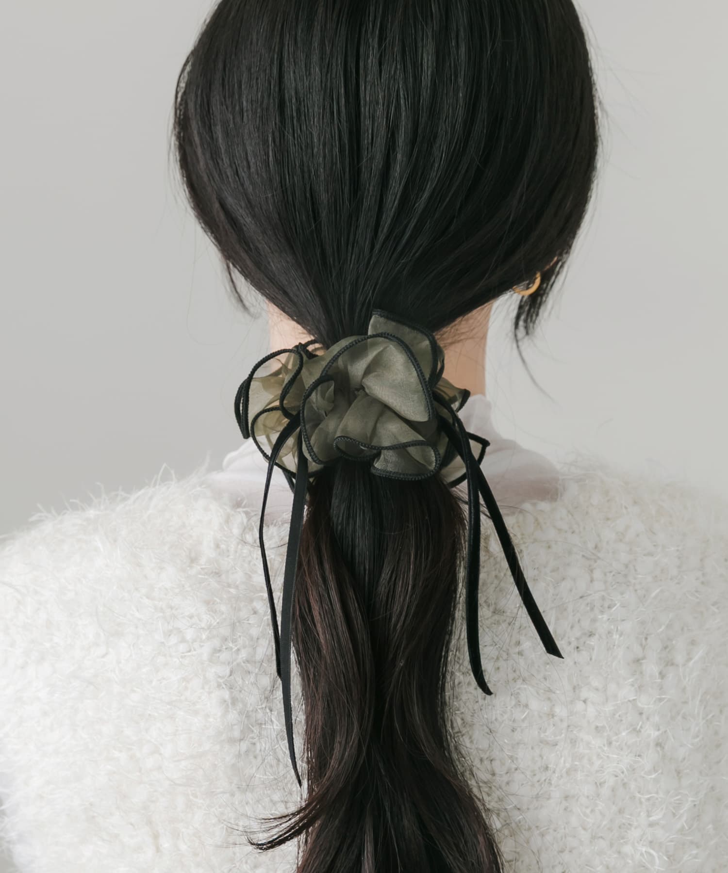 ベロアリボンシアーヘアカフ