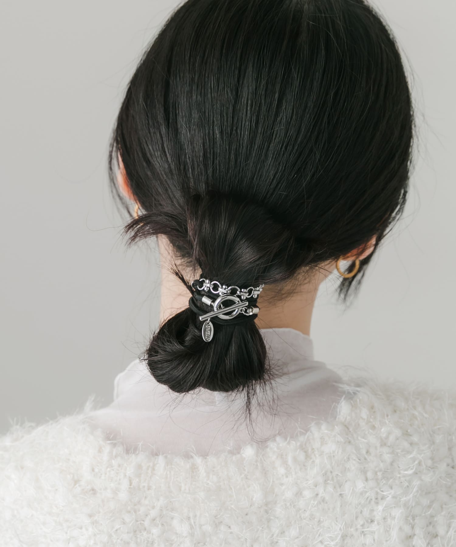 マンテルチェーン2セットヘアポニー SLV -