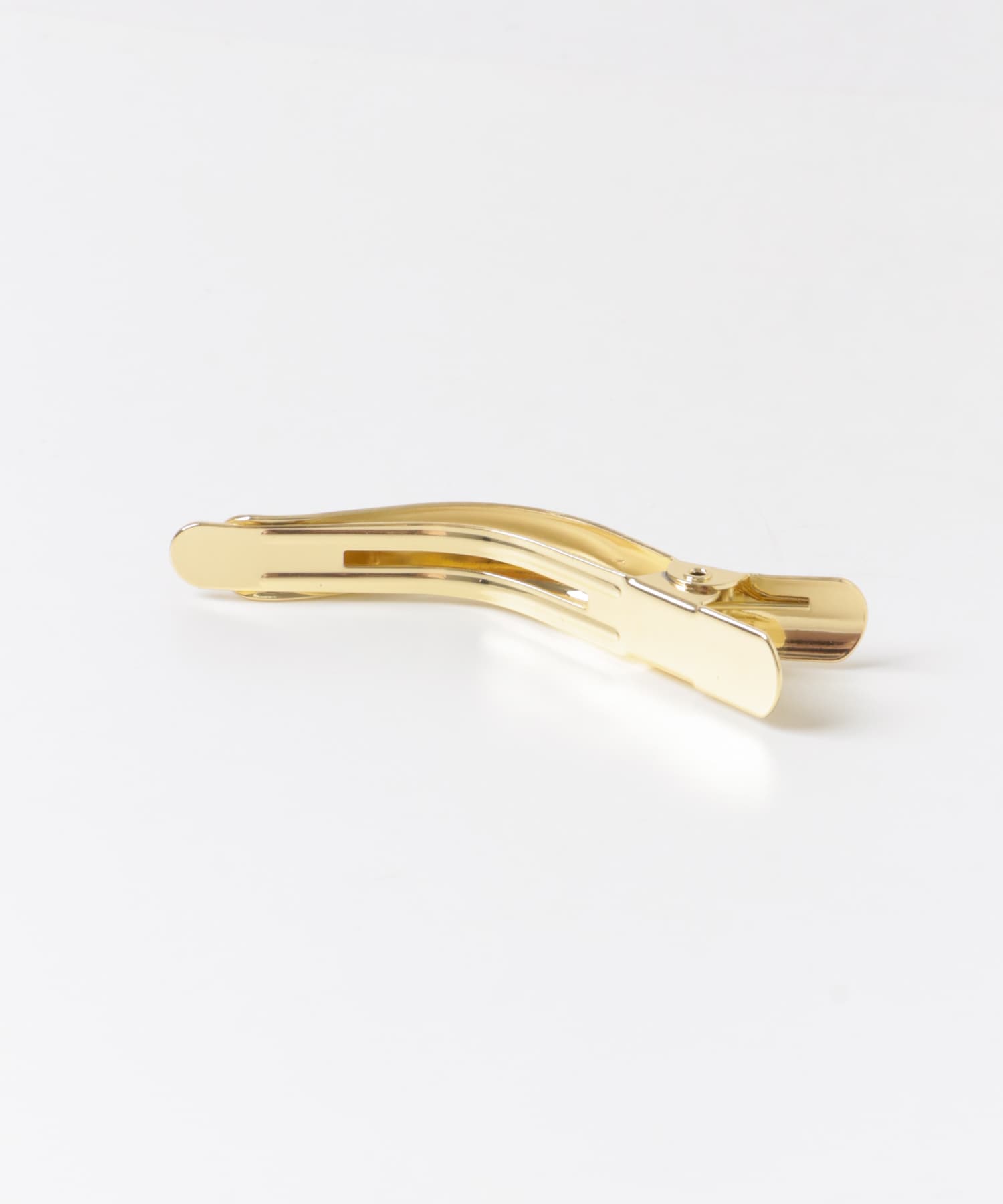 メタルウェーブヘアクリップ GLD -