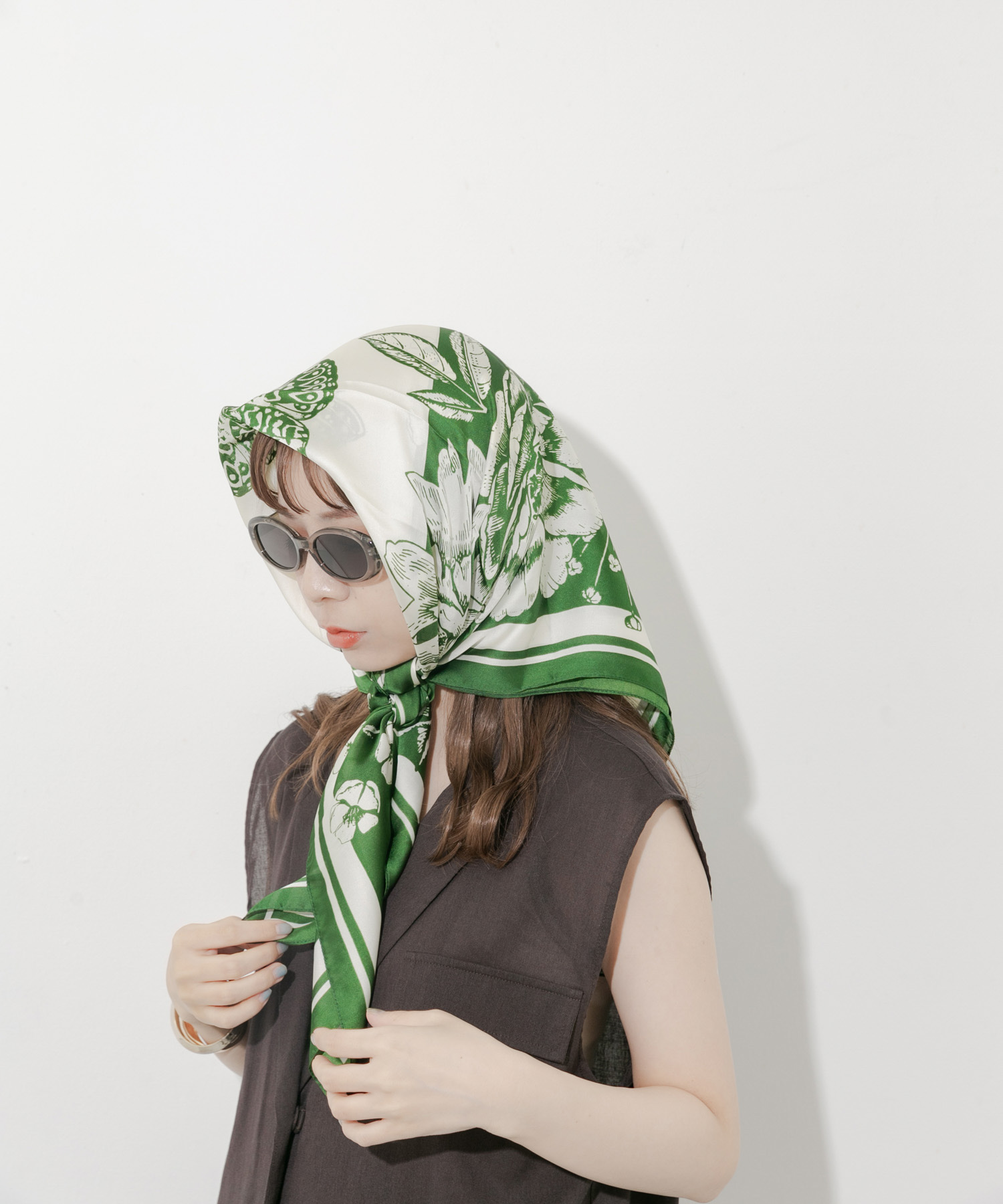 アソートビッグスカーフ GRN -