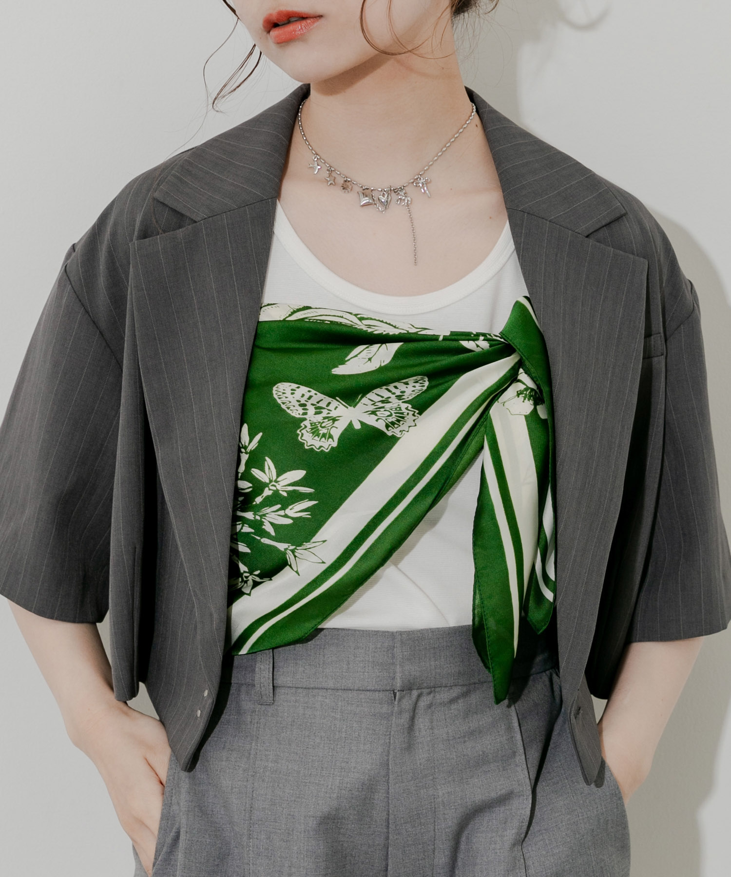 アソートビッグスカーフ GRN -