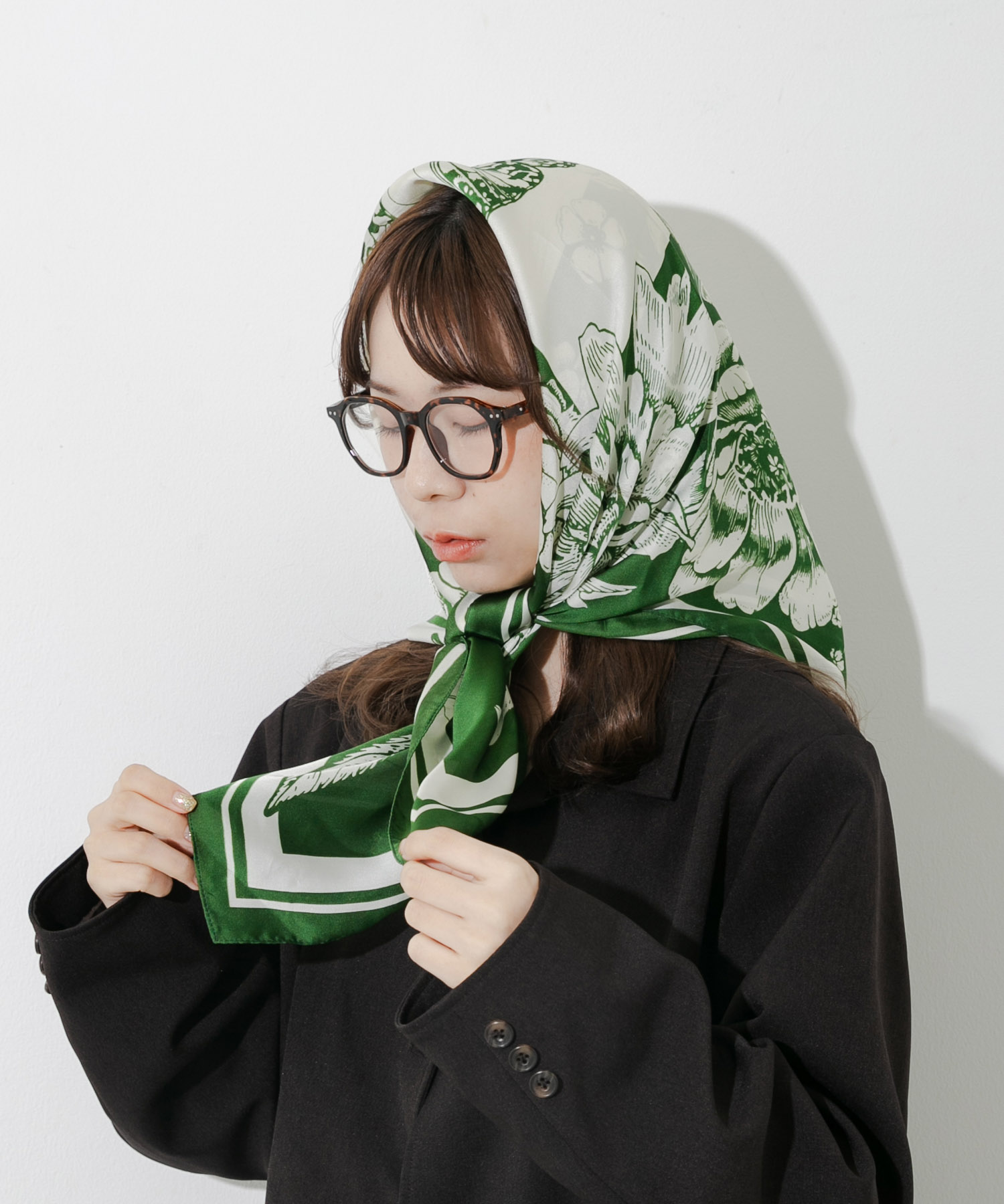 アソートビッグスカーフ GRN -