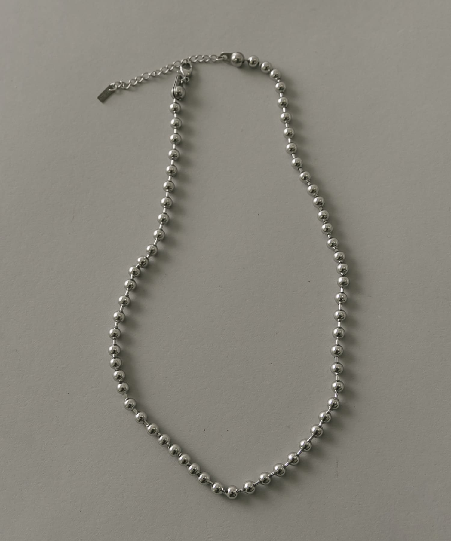 ステンレスボールチェーンネックレス