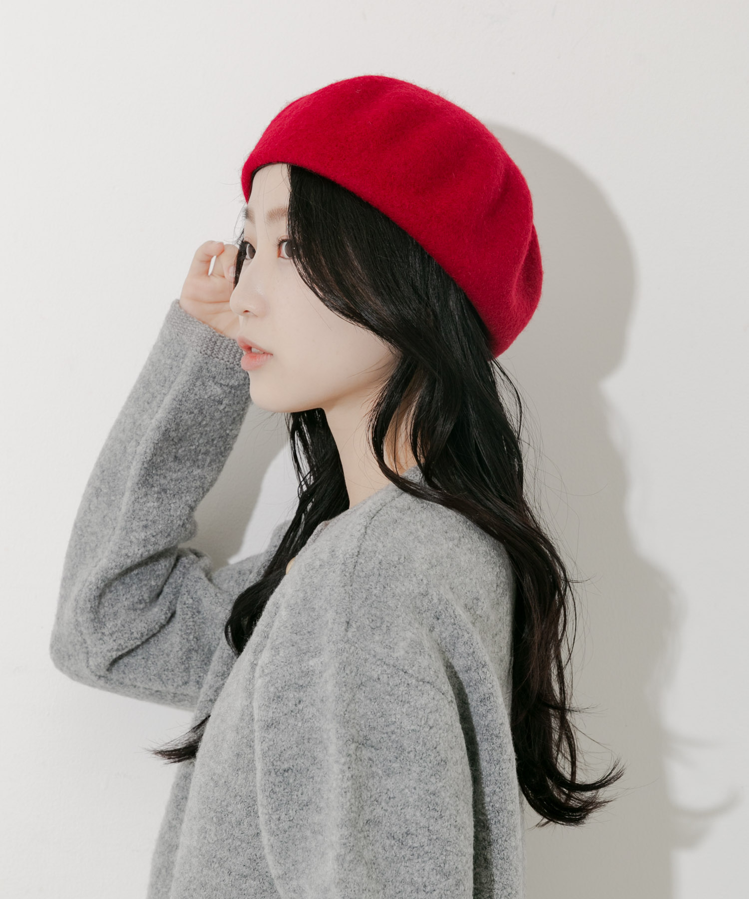 シンプルバスクベレー RED -