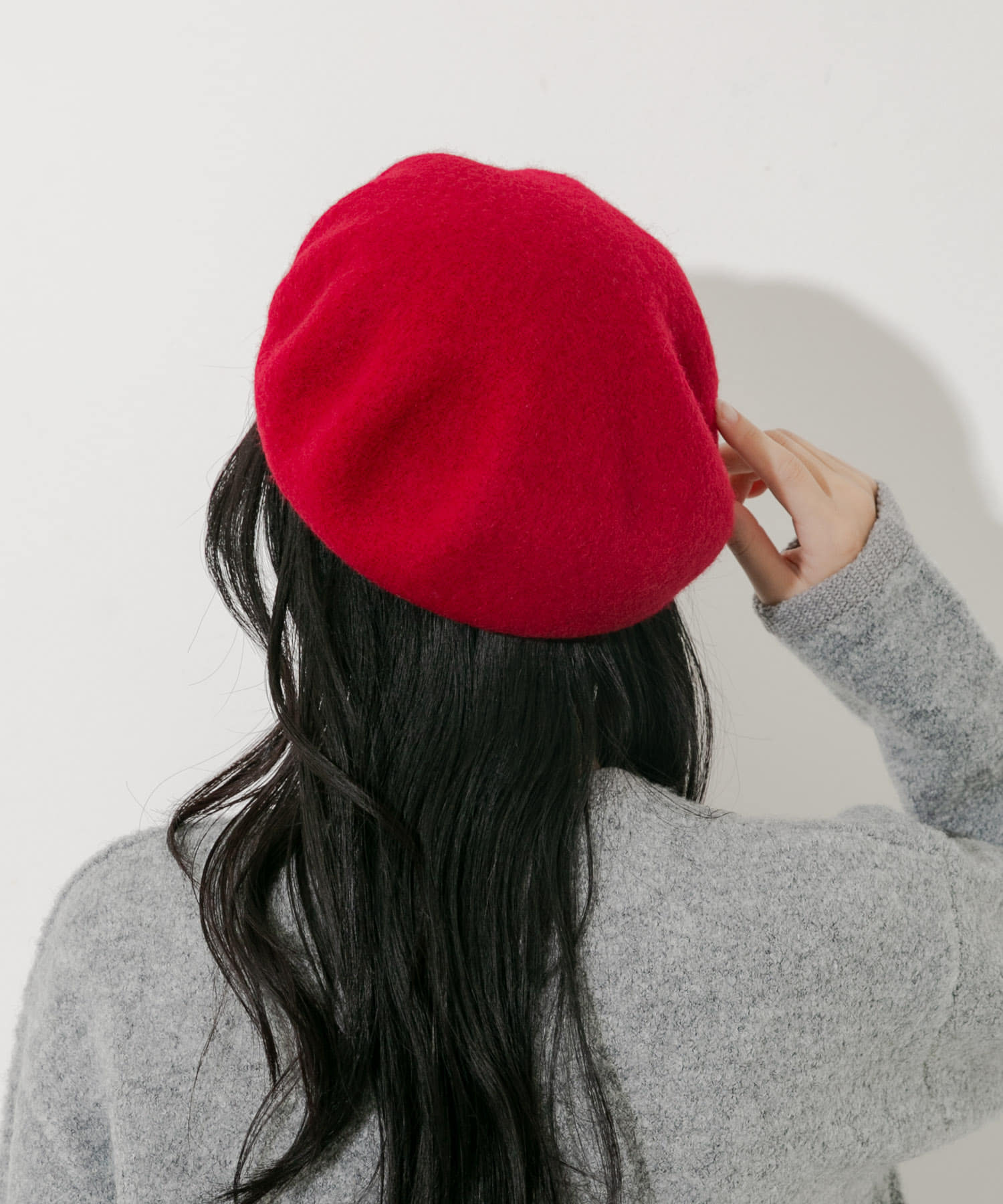 シンプルバスクベレー RED -