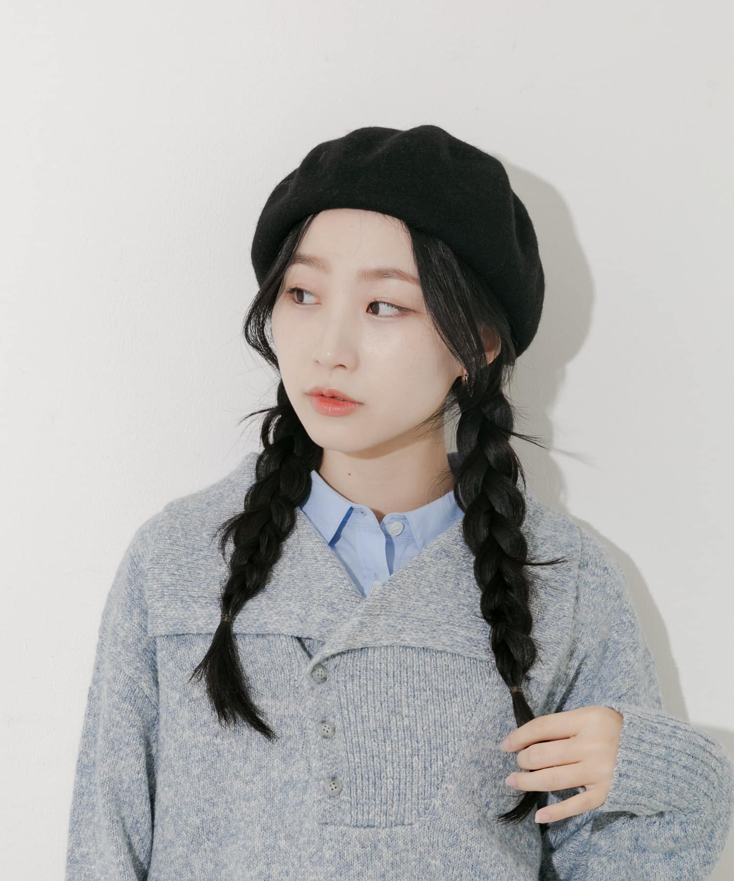 シンプルバスクベレー BLK -