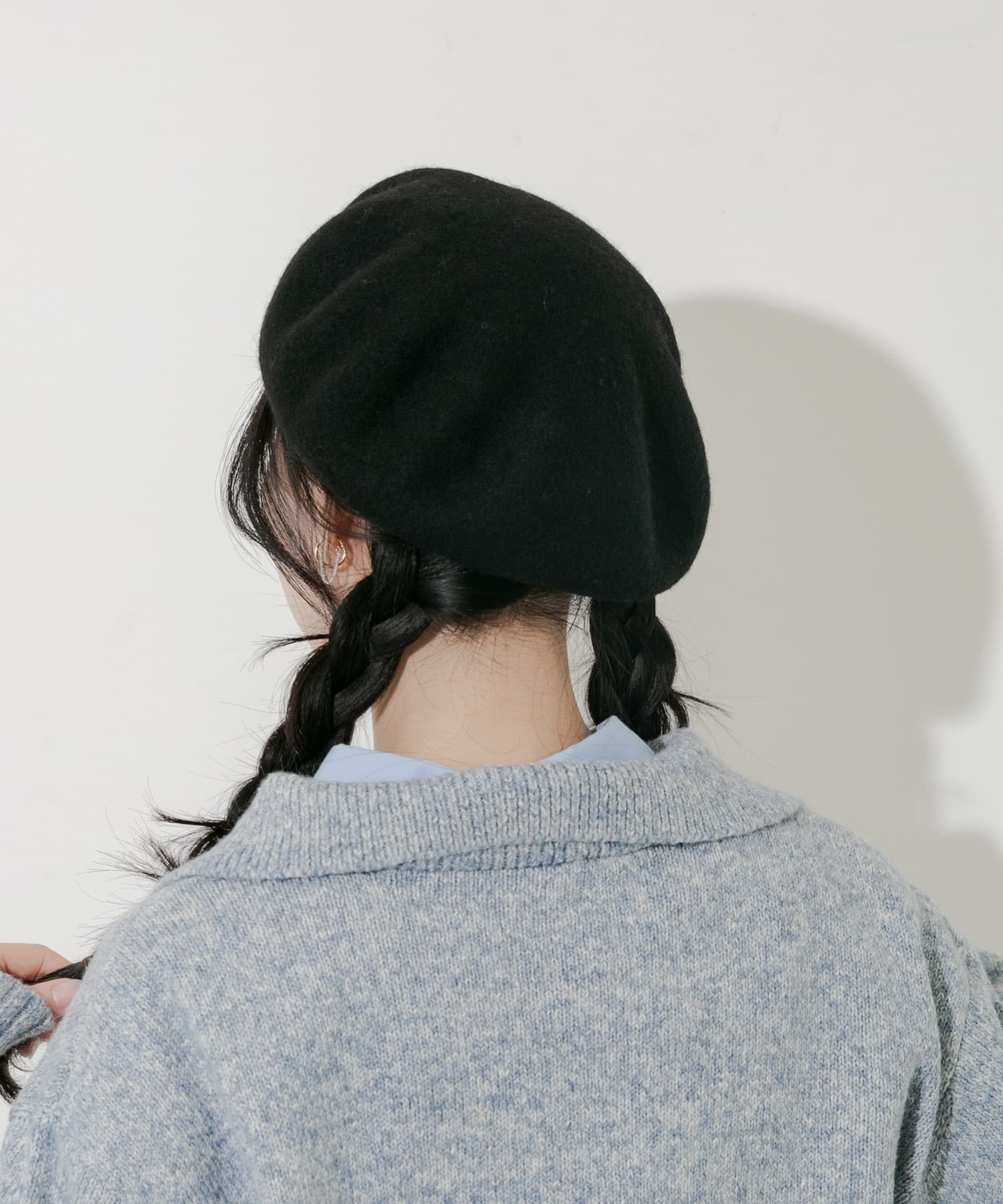 シンプルバスクベレー BLK -