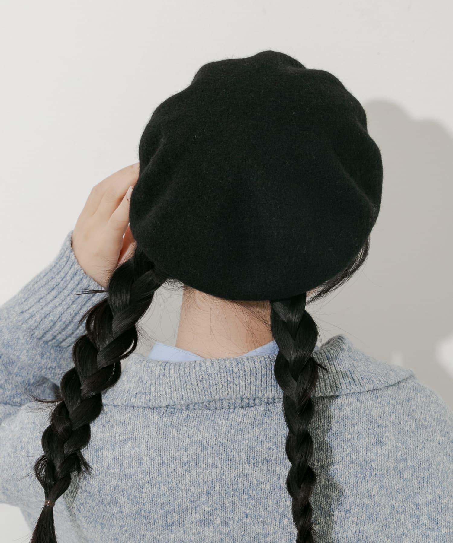 シンプルバスクベレー BLK -