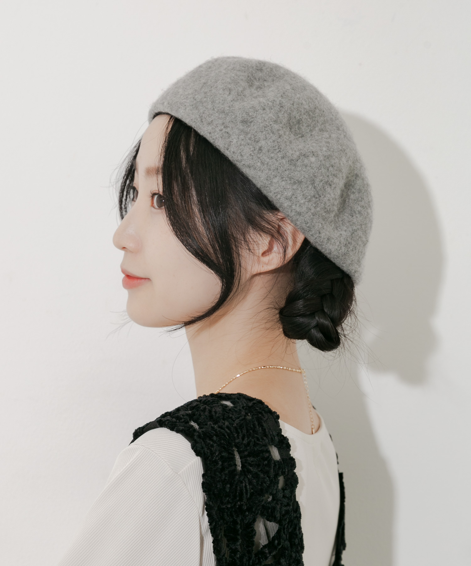 シンプルバスクベレー GRY -
