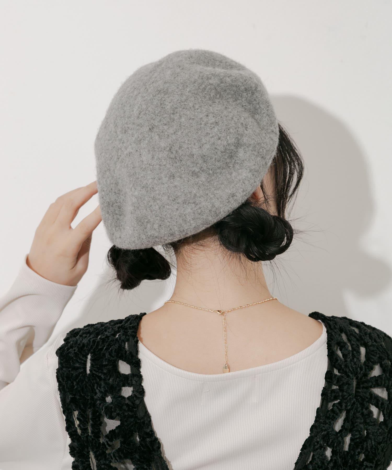 シンプルバスクベレー GRY -