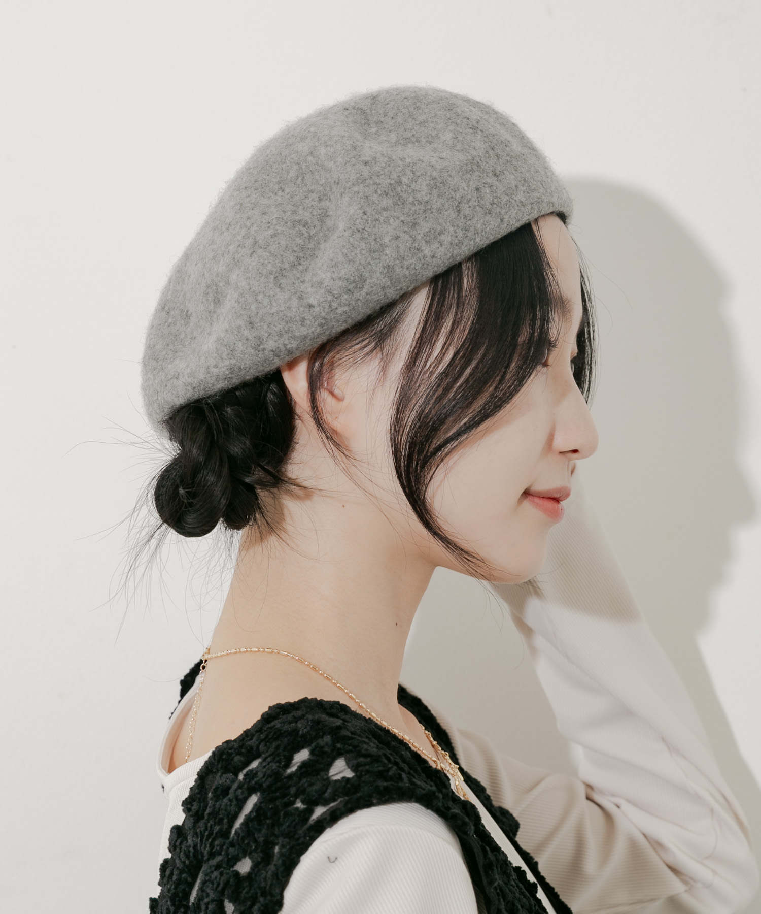 シンプルバスクベレー GRY -