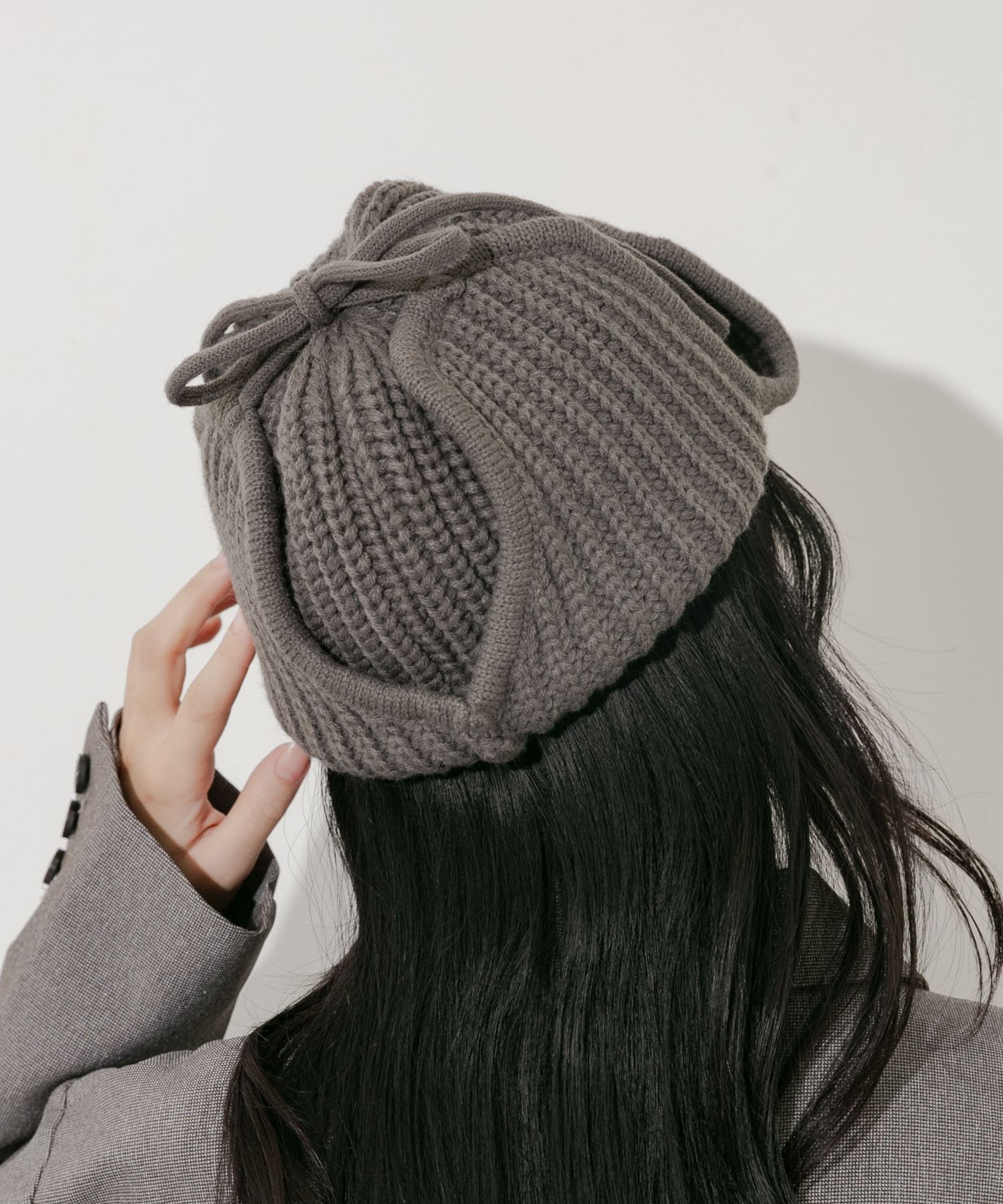 リブニットフライトキャップ MOC -