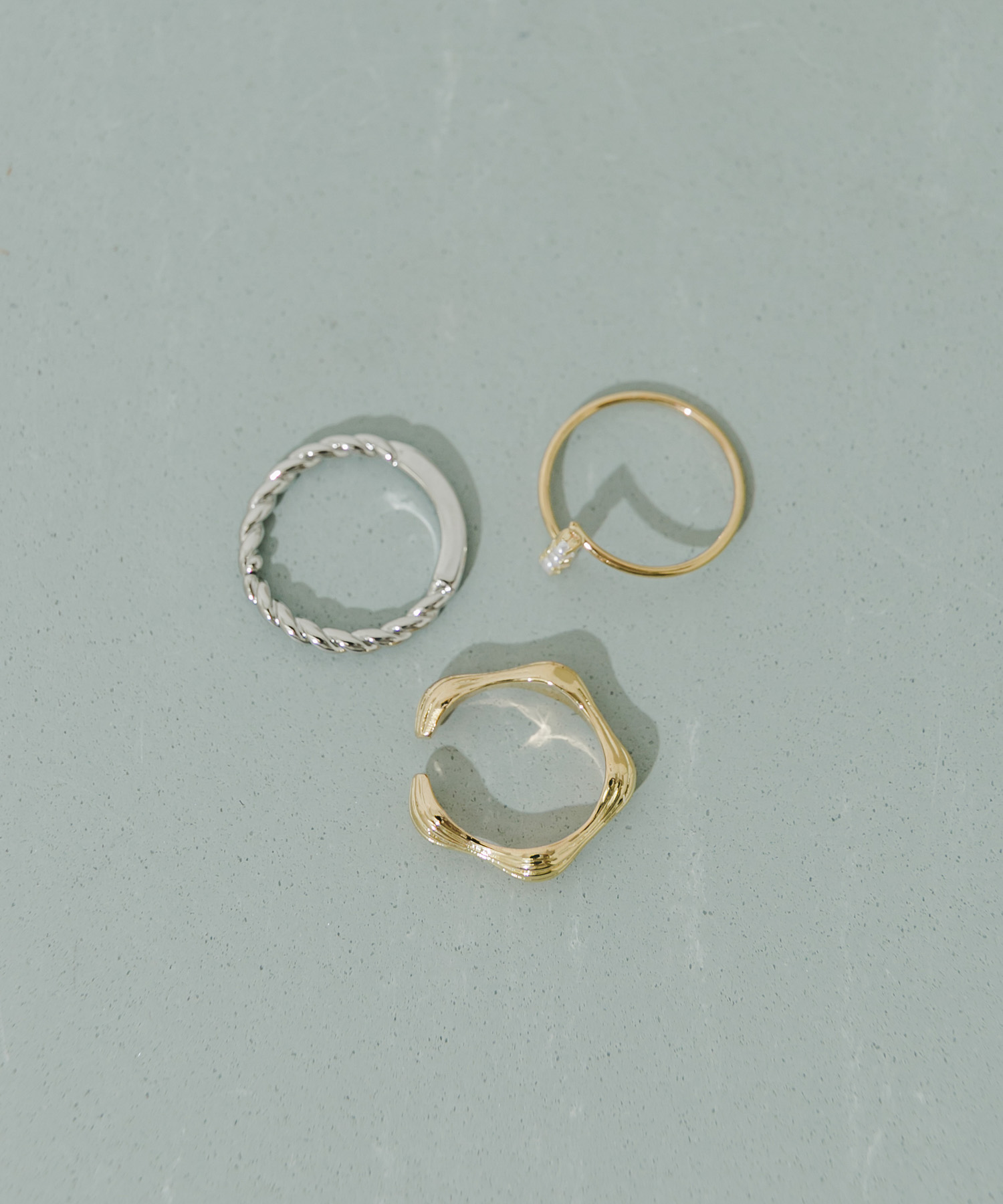 3セットリング GD/SV -