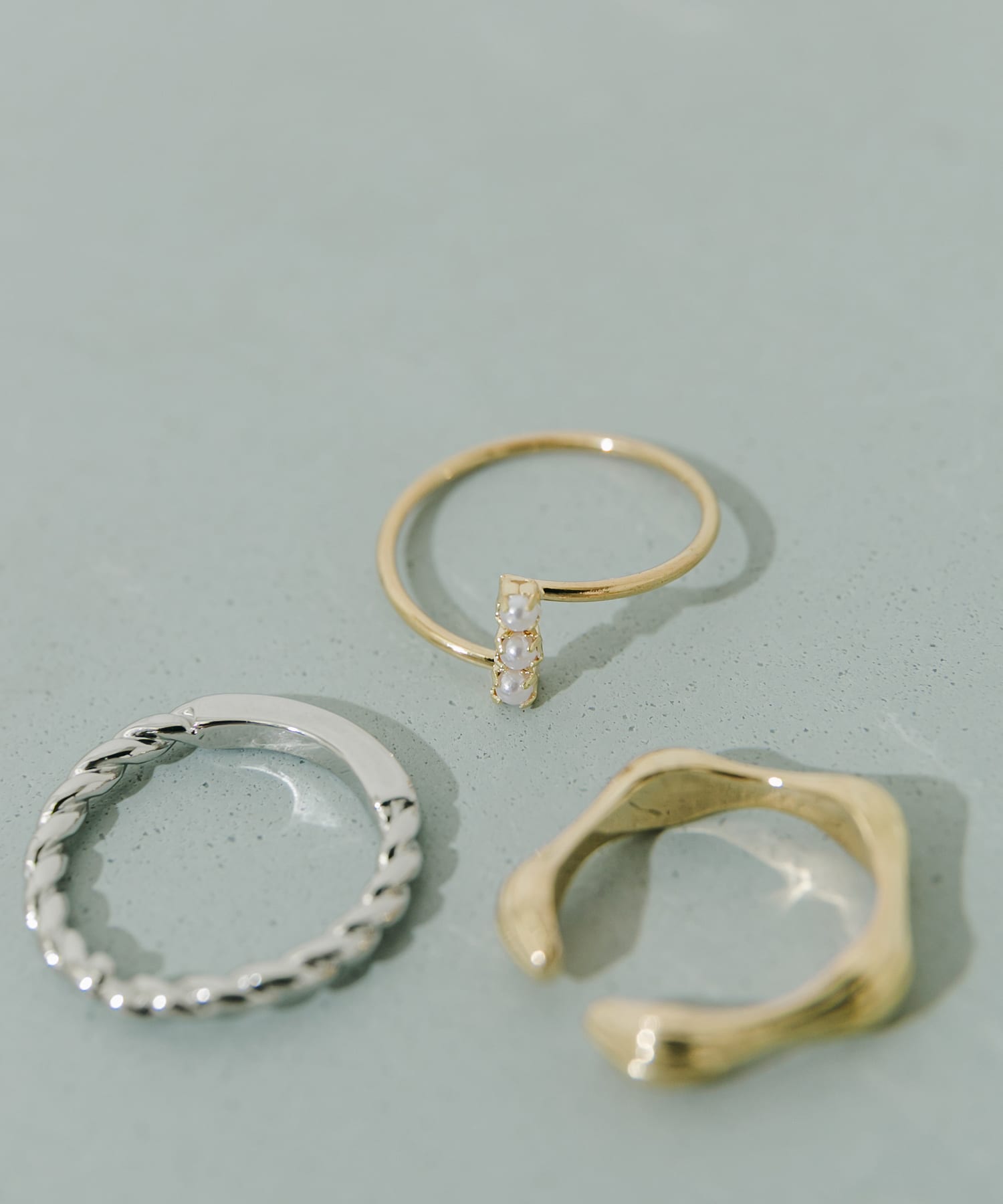 3セットリング GD/SV -