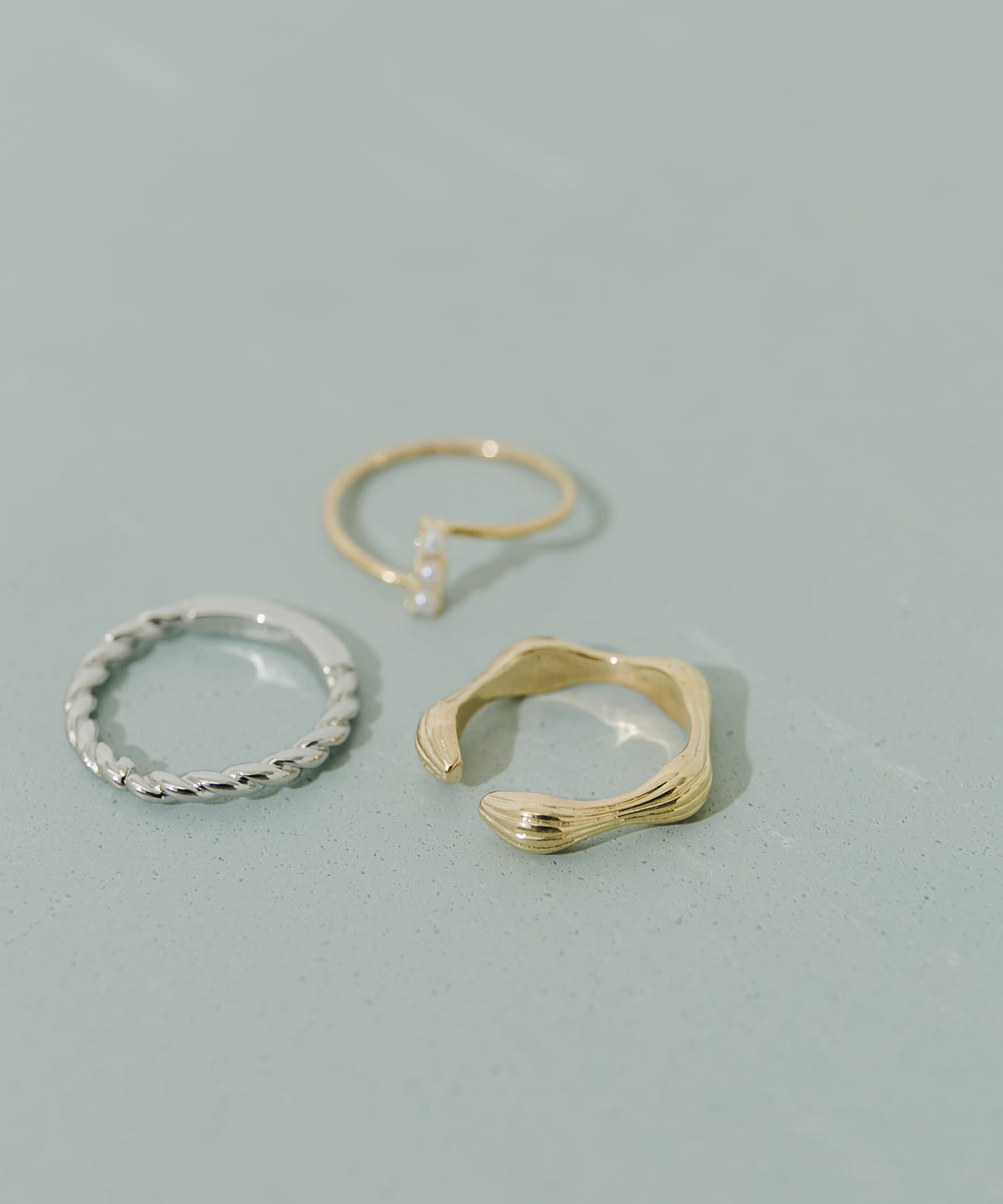 3セットリング GD/SV -