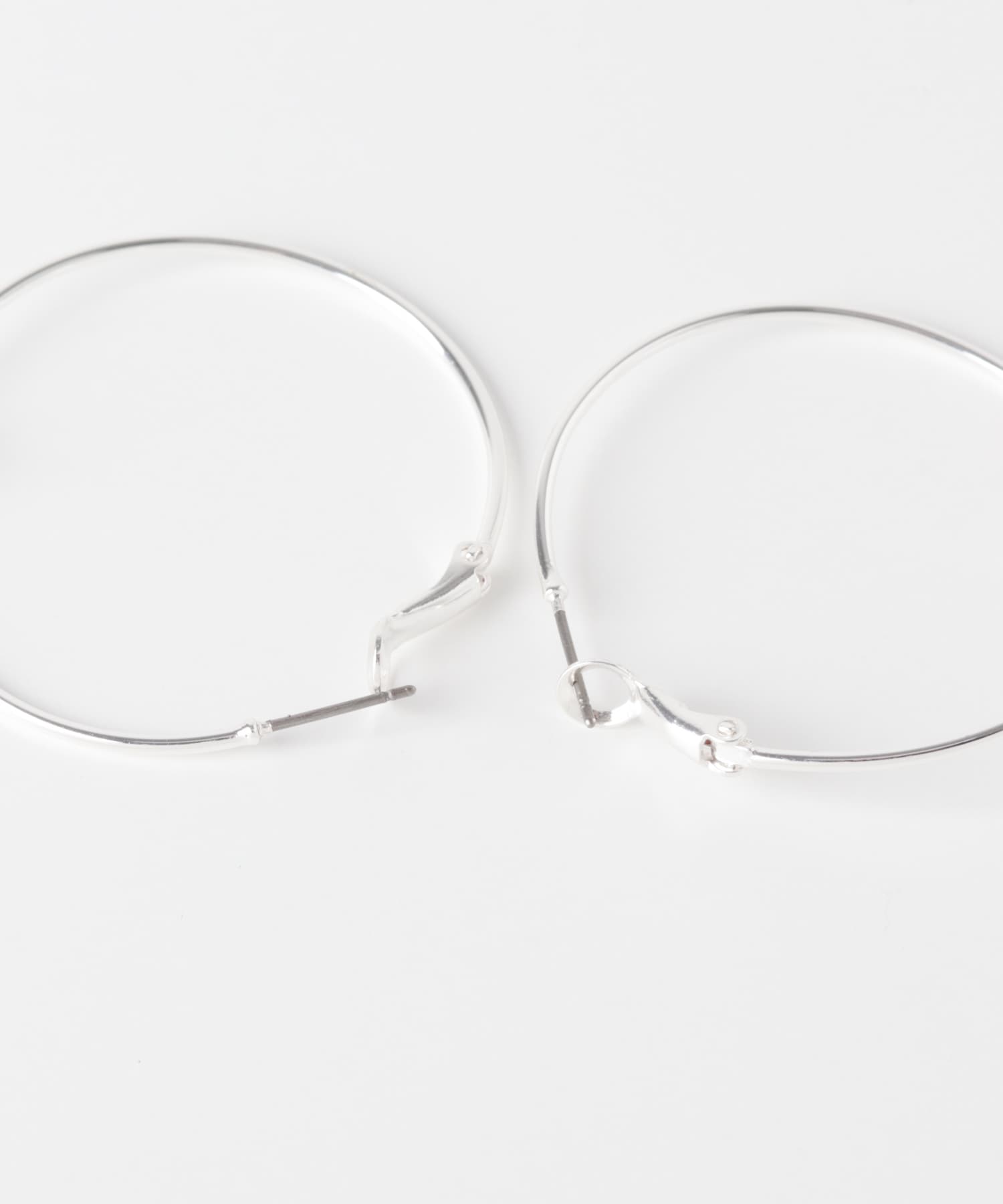 ニュアンスフープ2WAYピアス SV/GD -