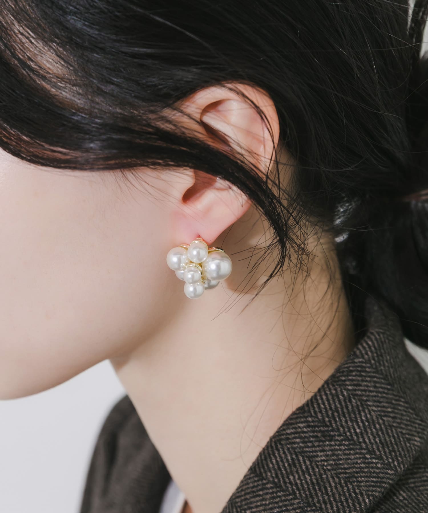 パールボリュームピアス