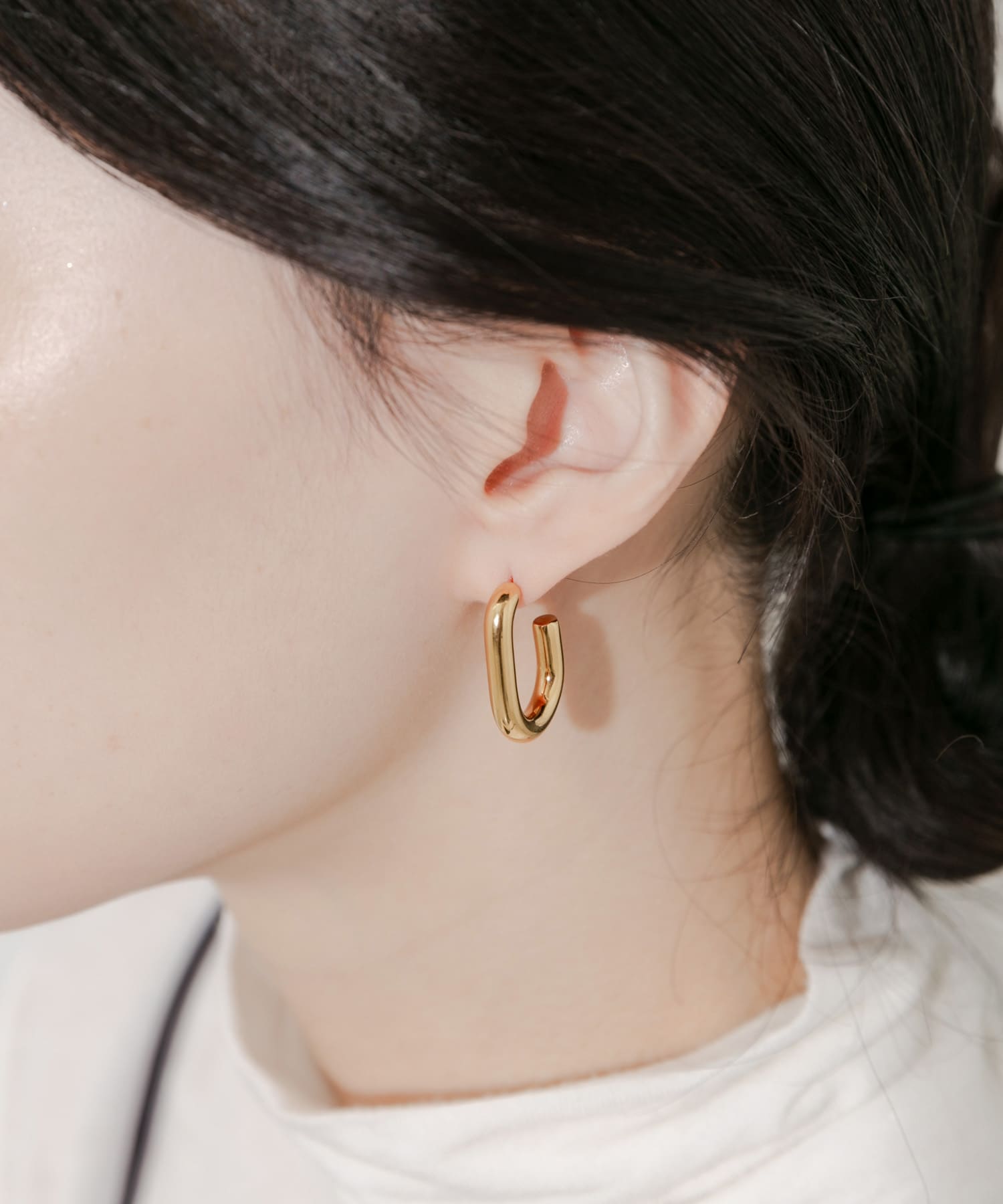 ステンレスカーブラインピアス GLD -