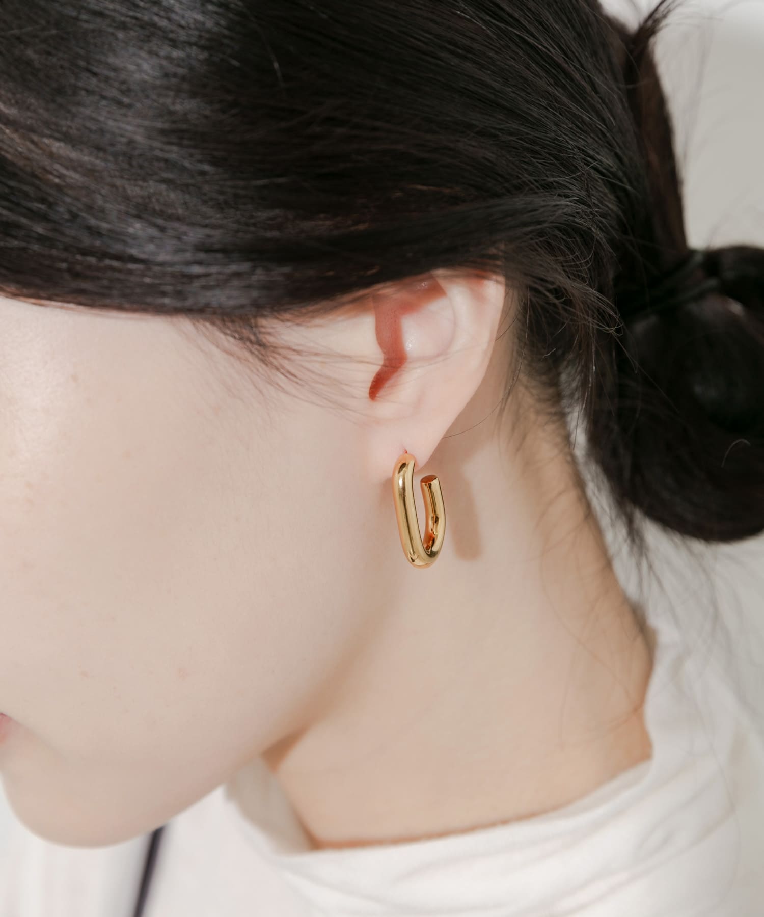 ステンレスカーブラインピアス GLD -