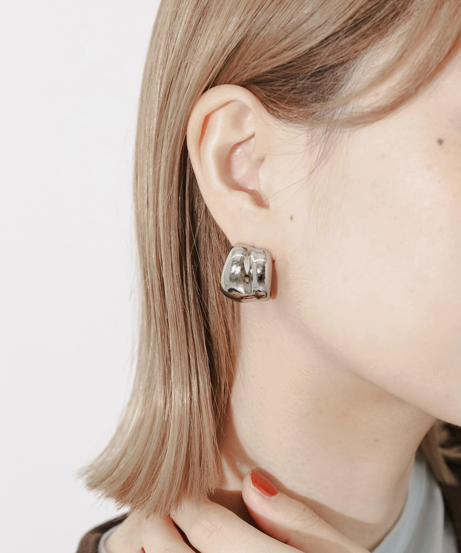 ステンレスニュアンスワイドピアス