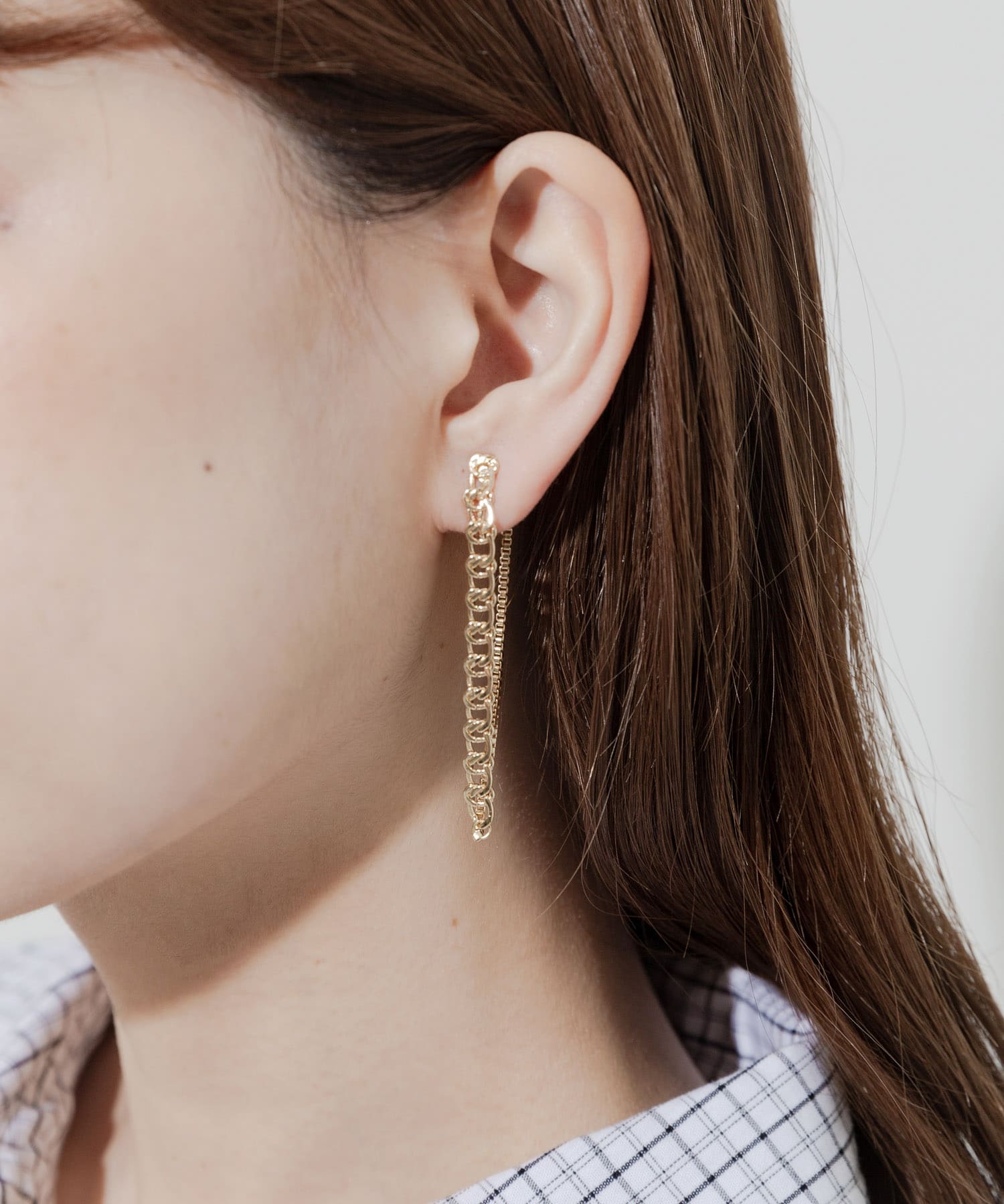 ティアドロップチェーンイヤリング(- GLD): アクセサリー｜URBAN