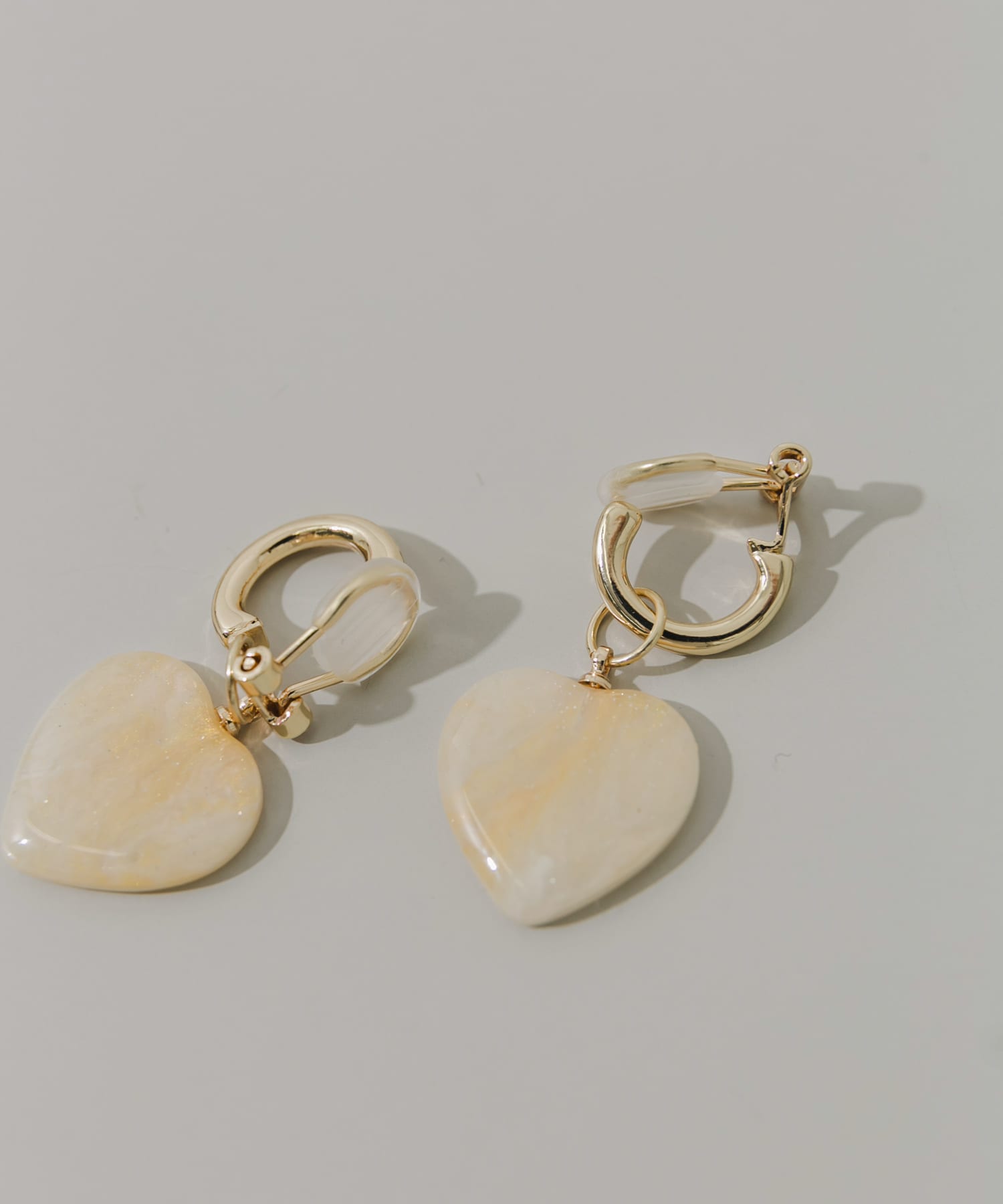 ジュシハートフープイヤリング GLD -