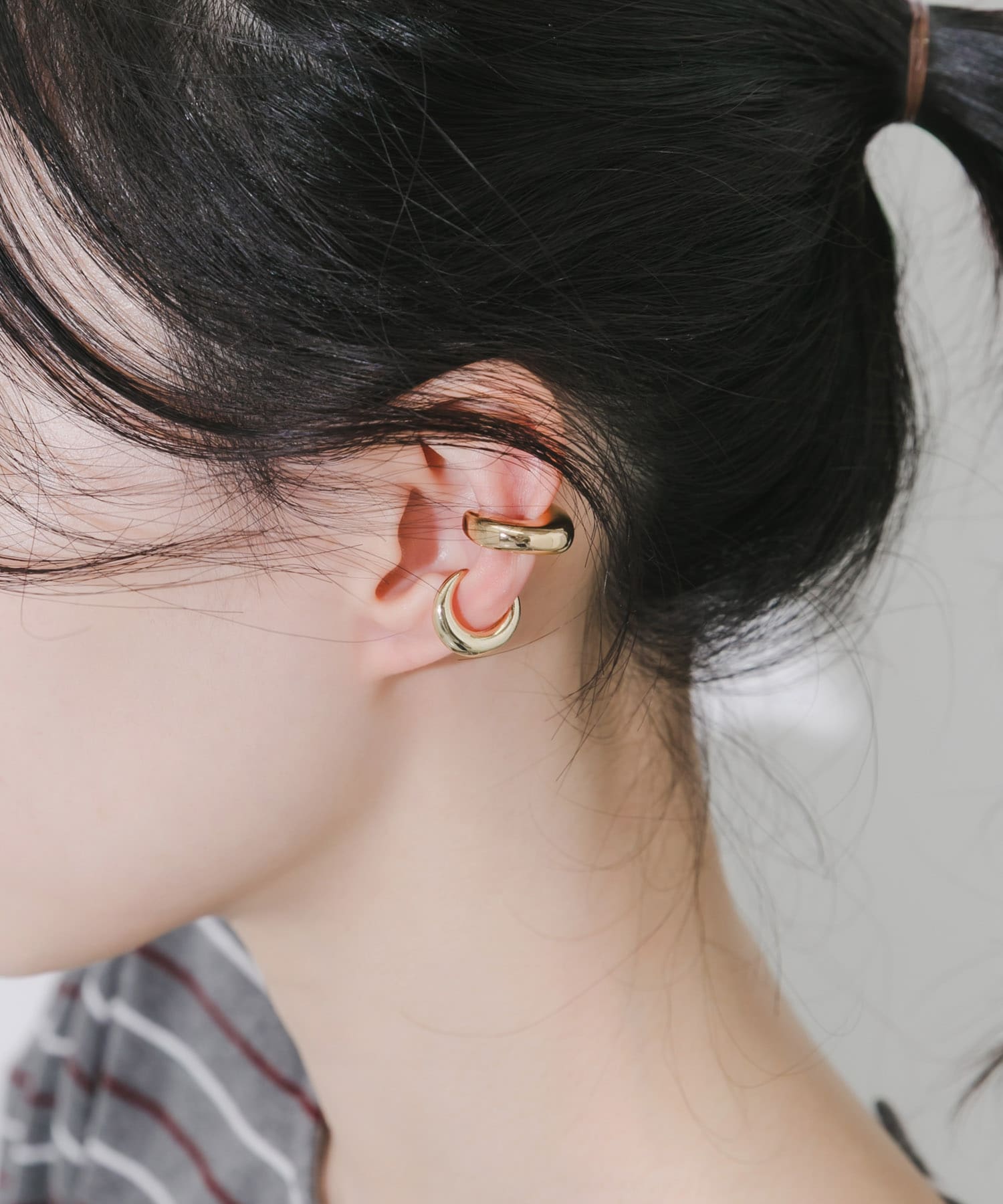 プランプメタル2セットイヤカフ GLD -