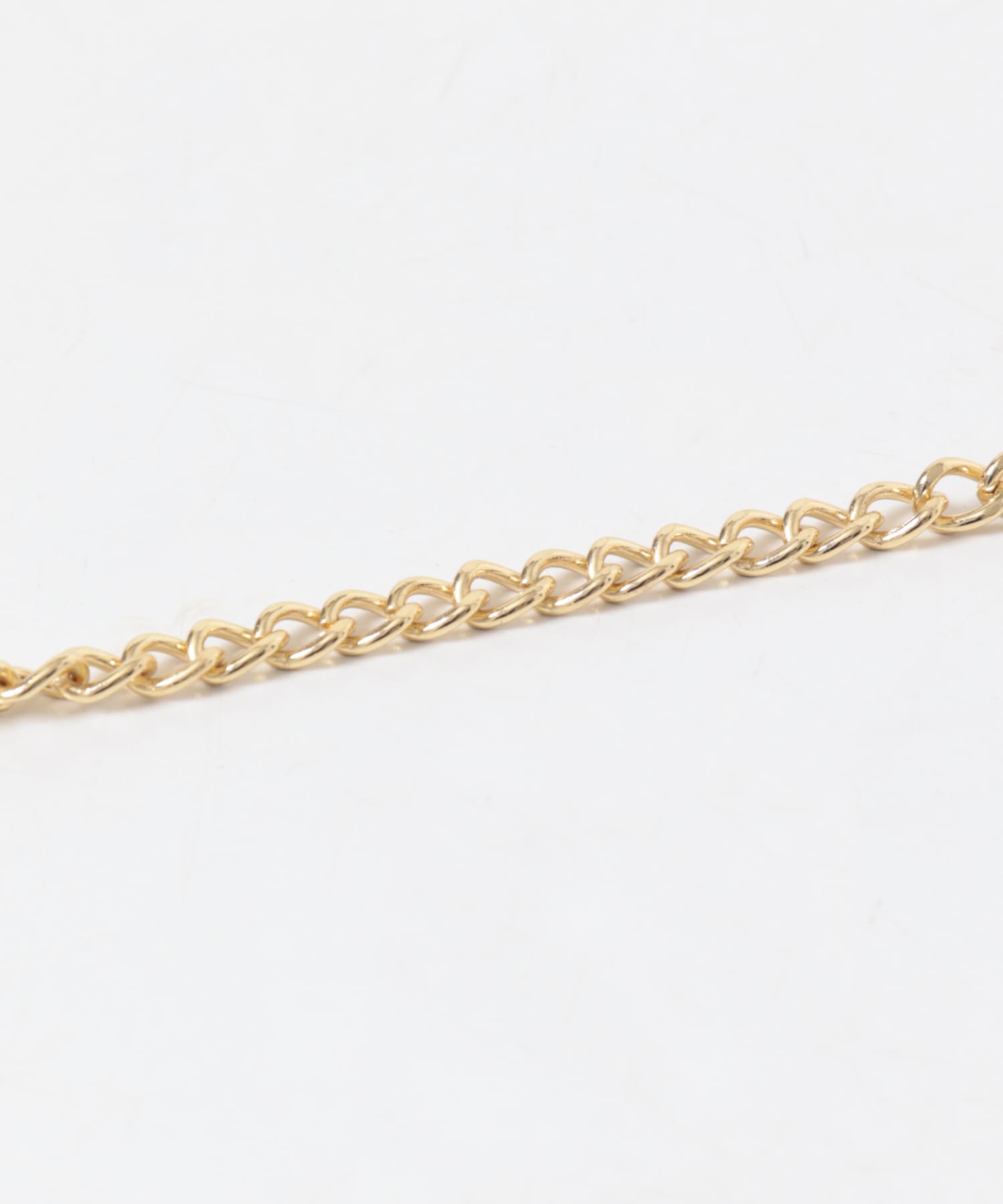 ニュアンスオーバルチェーンマンテルブレスレット GLD -