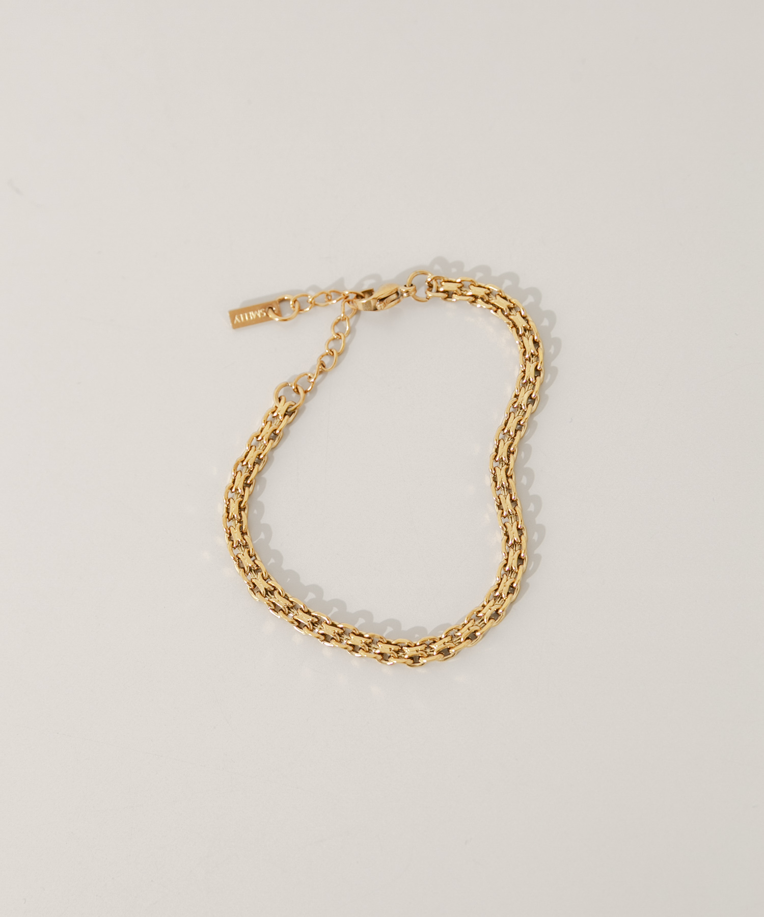 ステンレスリンクチェーンブレスレット GLD -