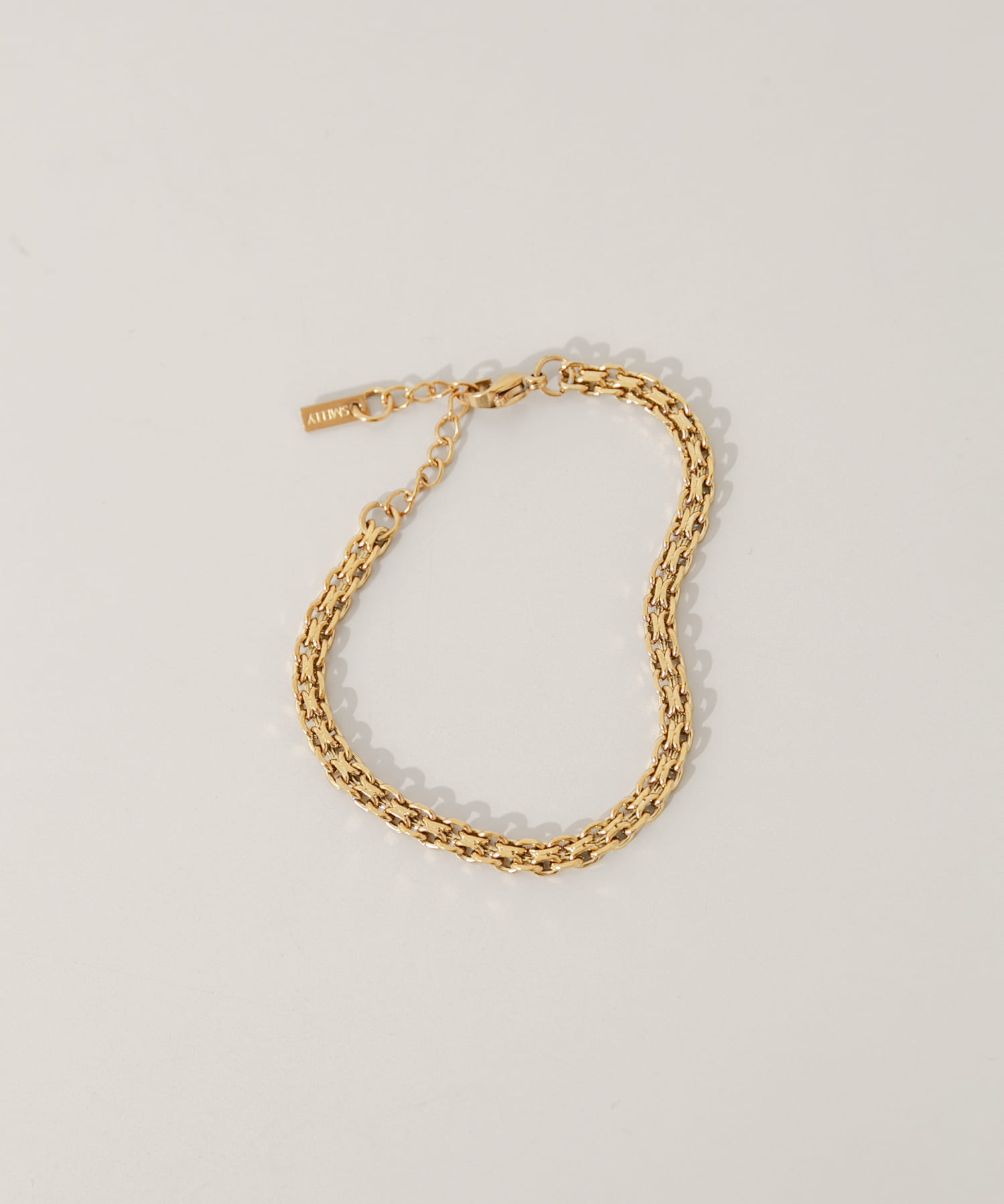 ステンレスリンクチェーンブレスレット GLD -