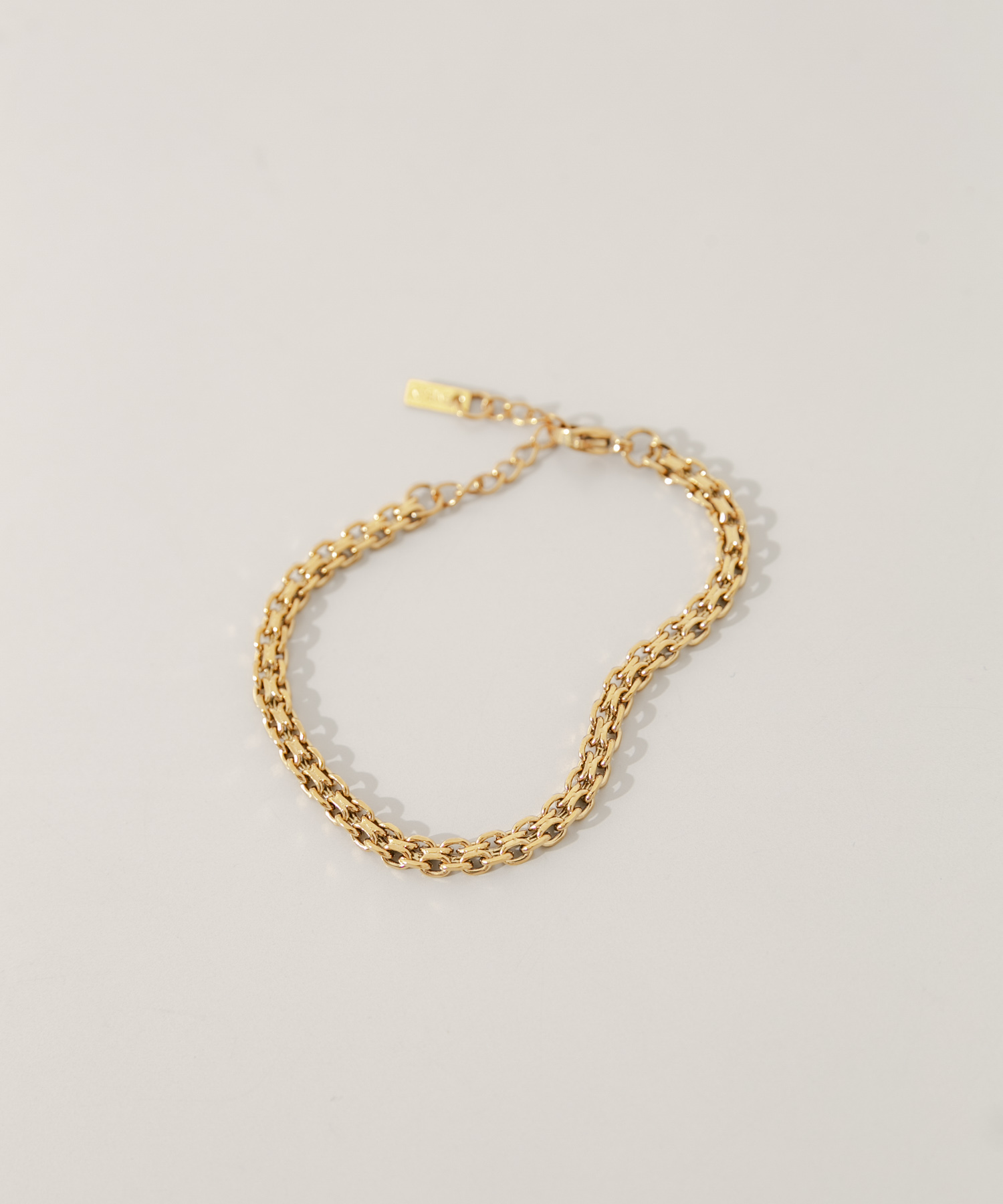 ステンレスリンクチェーンブレスレット GLD -