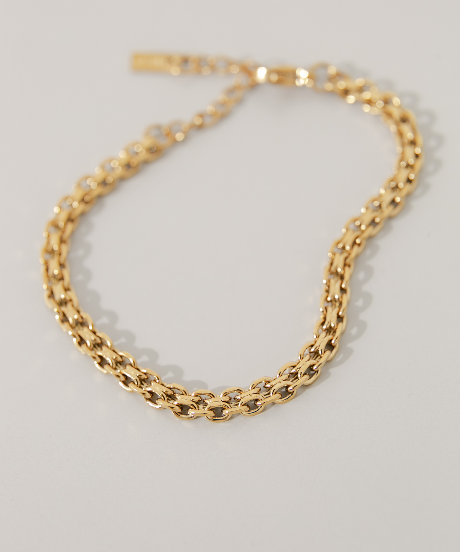 ステンレスリンクチェーンブレスレット GLD -