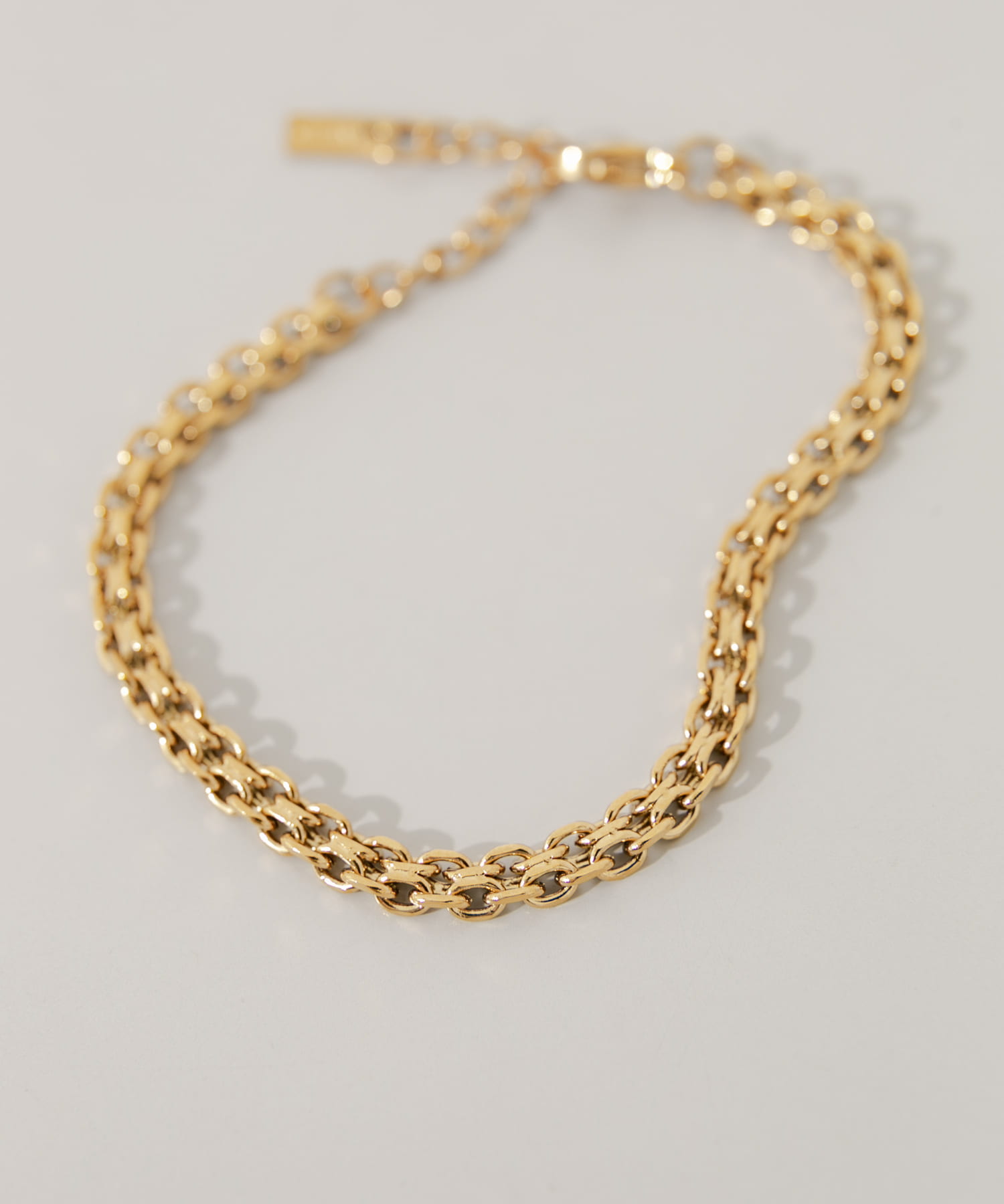 ステンレスリンクチェーンブレスレット GLD -