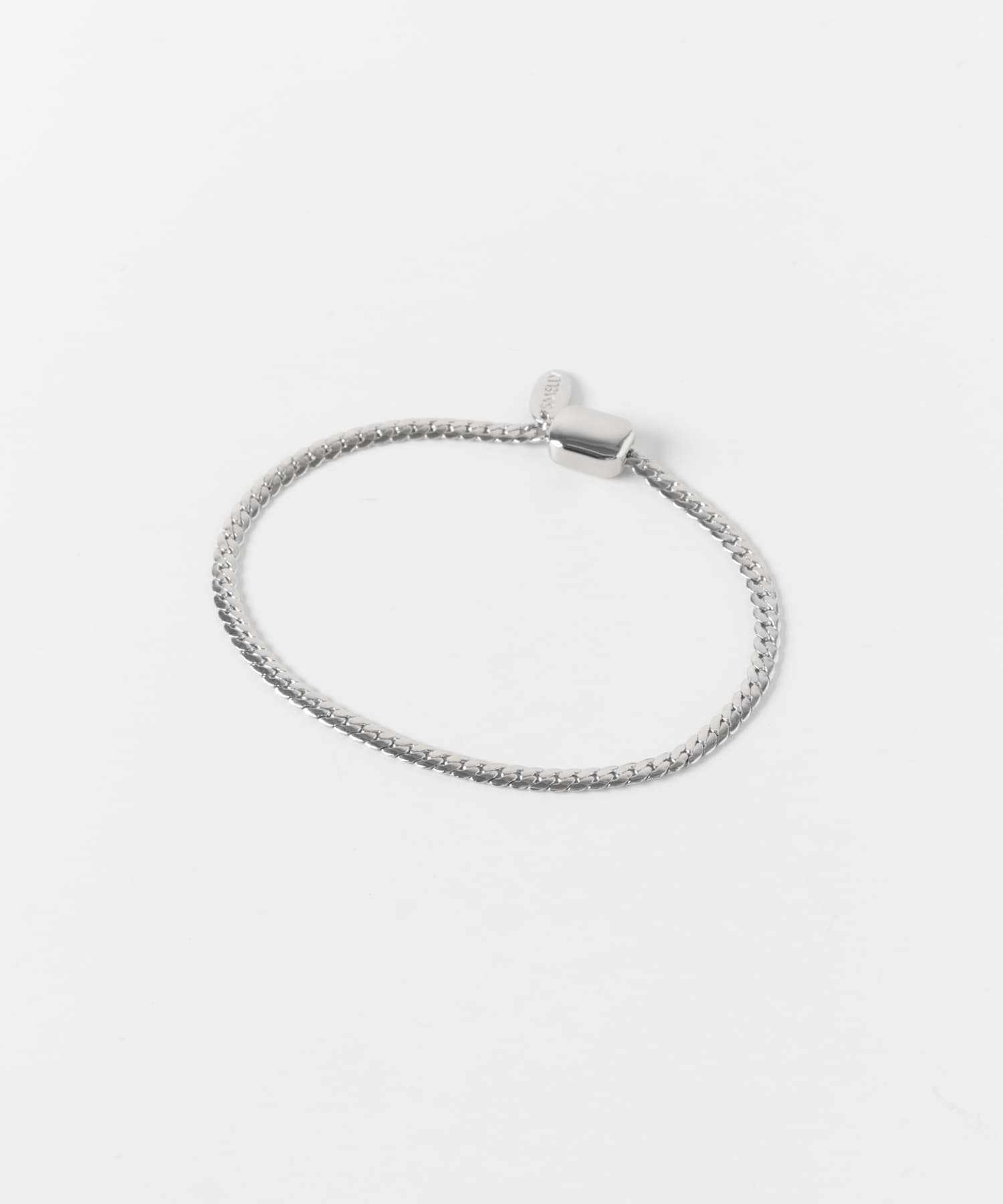 フラットチェーンスライドブレスレット SLV -