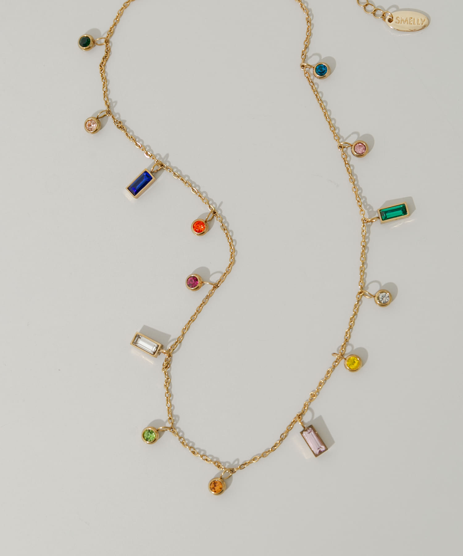 ビジューチャームネックレス