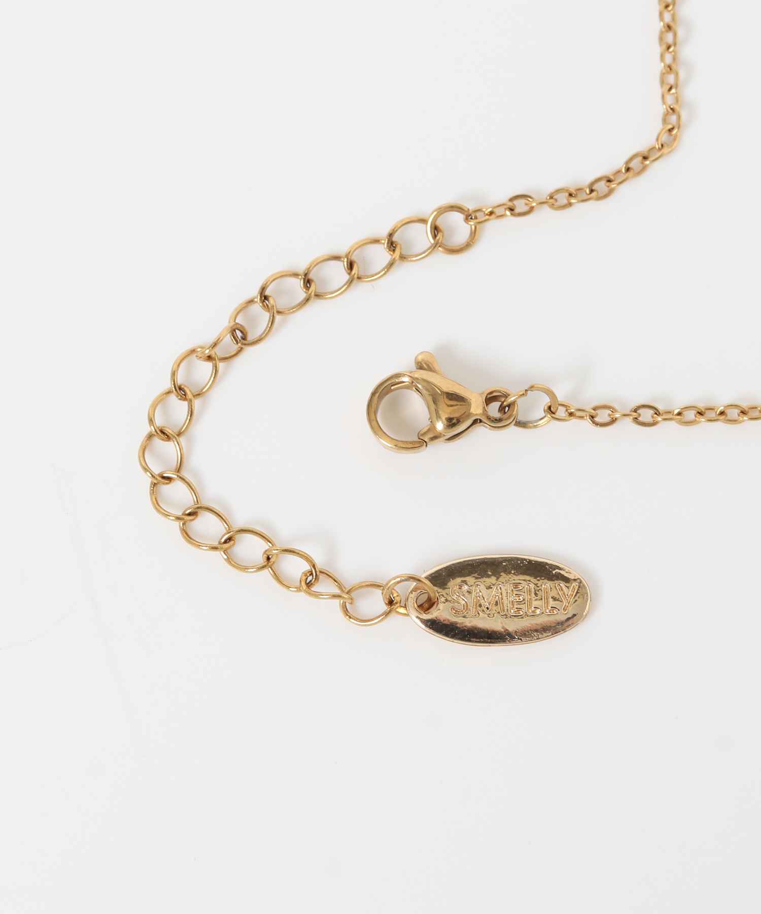 ビジューチャームネックレス GLD -