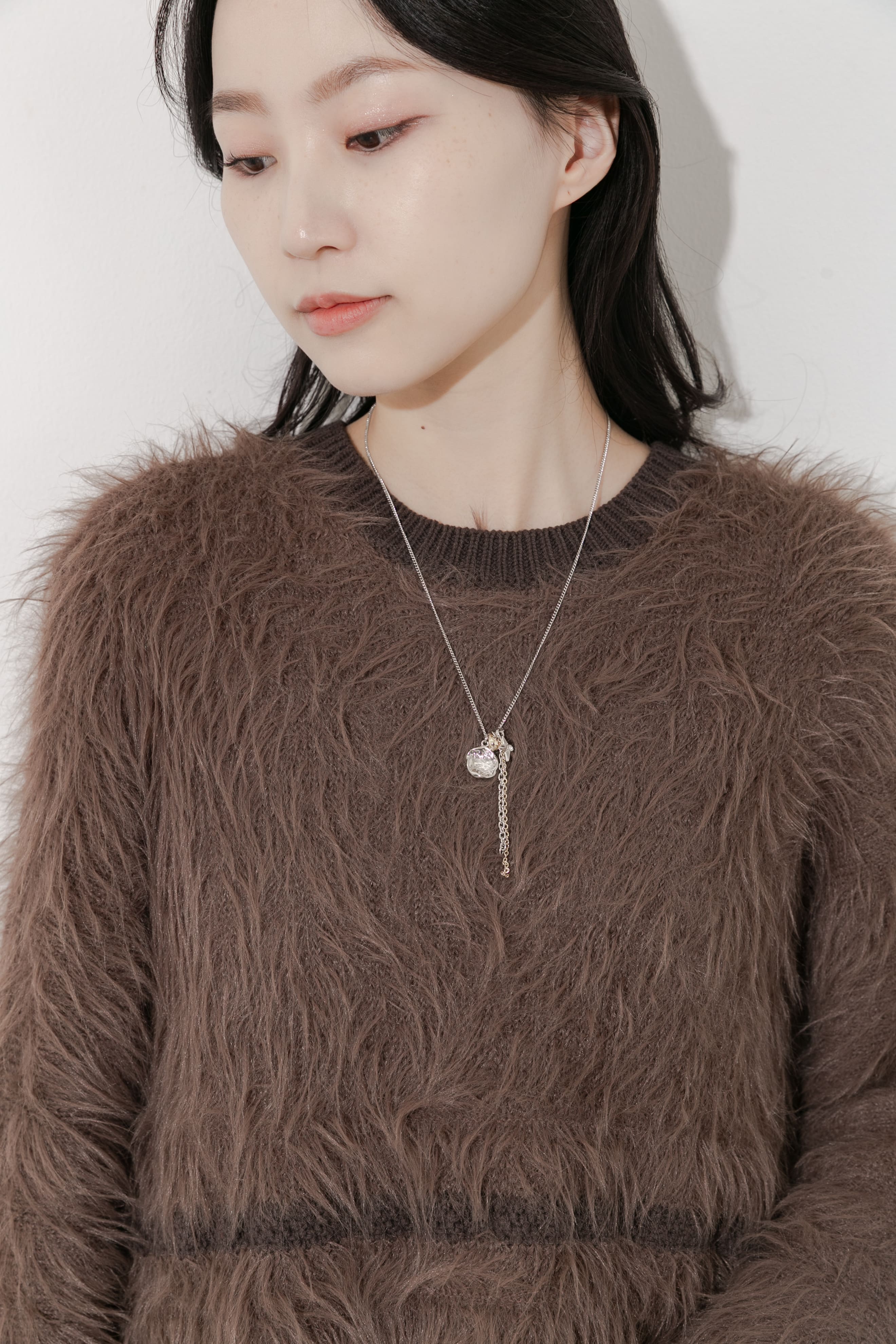 マルチチャームトップネックレス SV/GD -