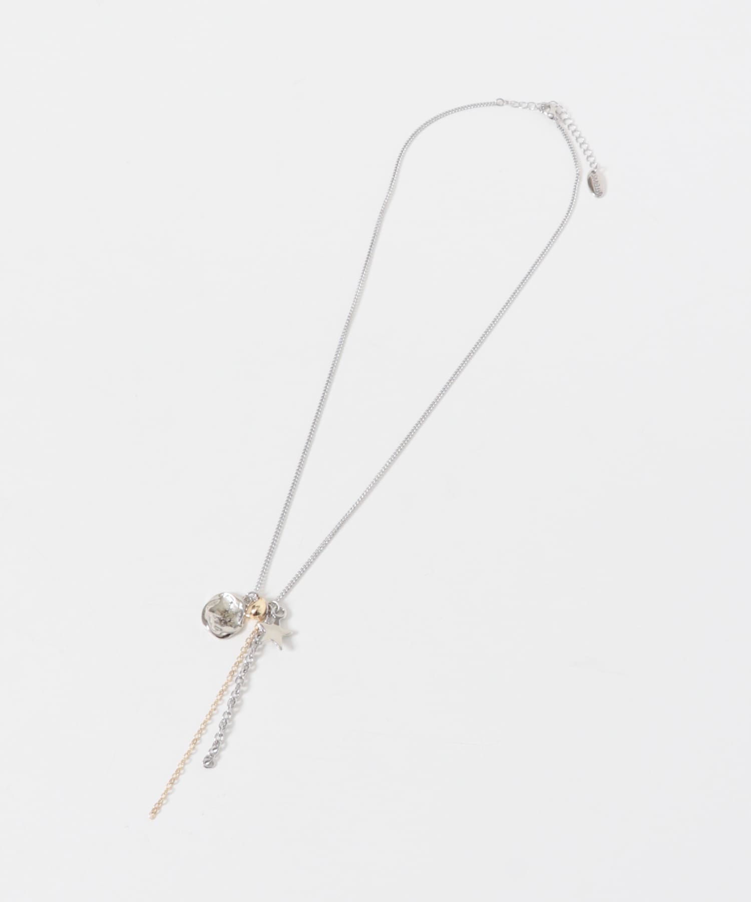 マルチチャームトップネックレス SV/GD -