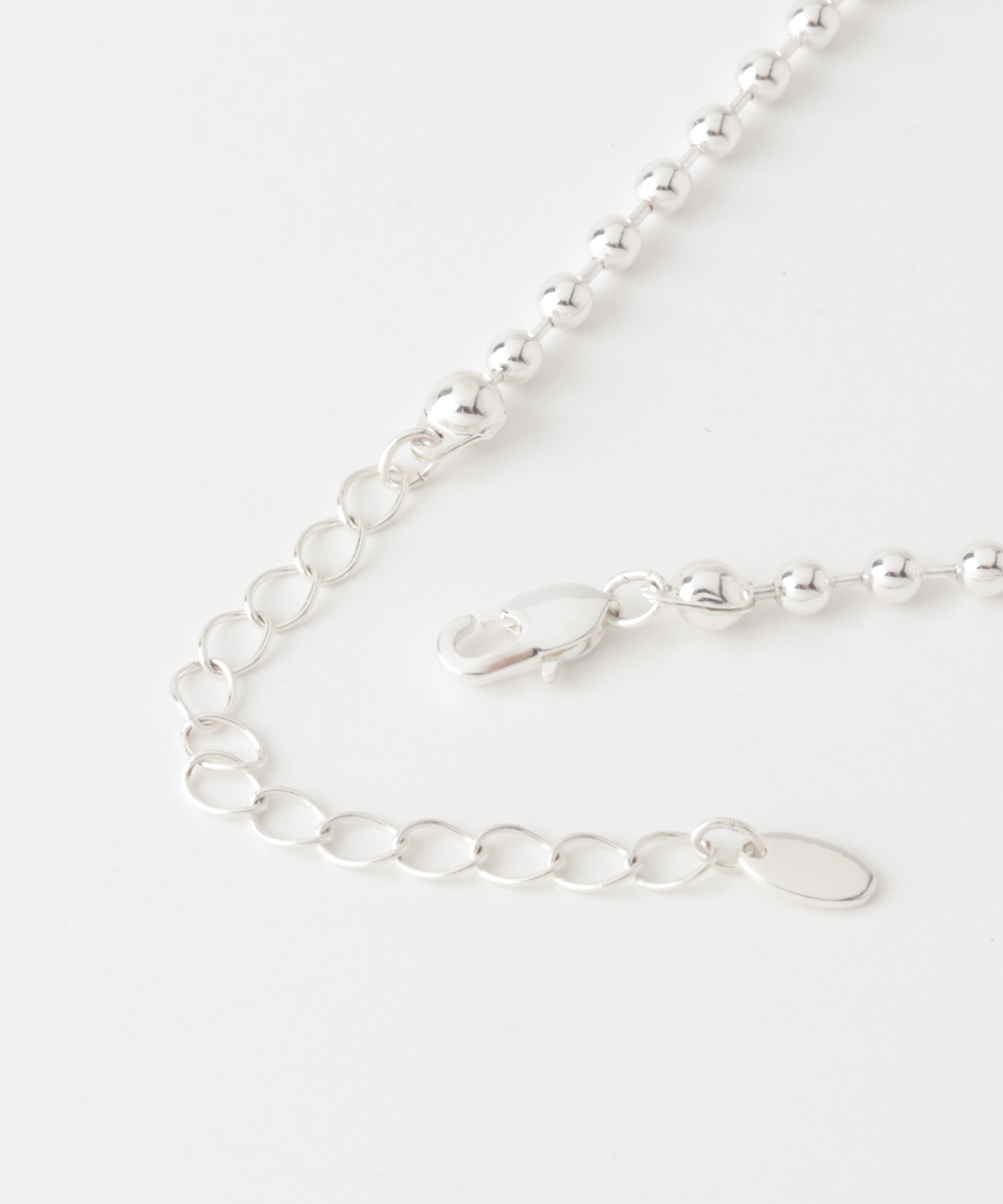 メタルボール2セットネックレス SLV -