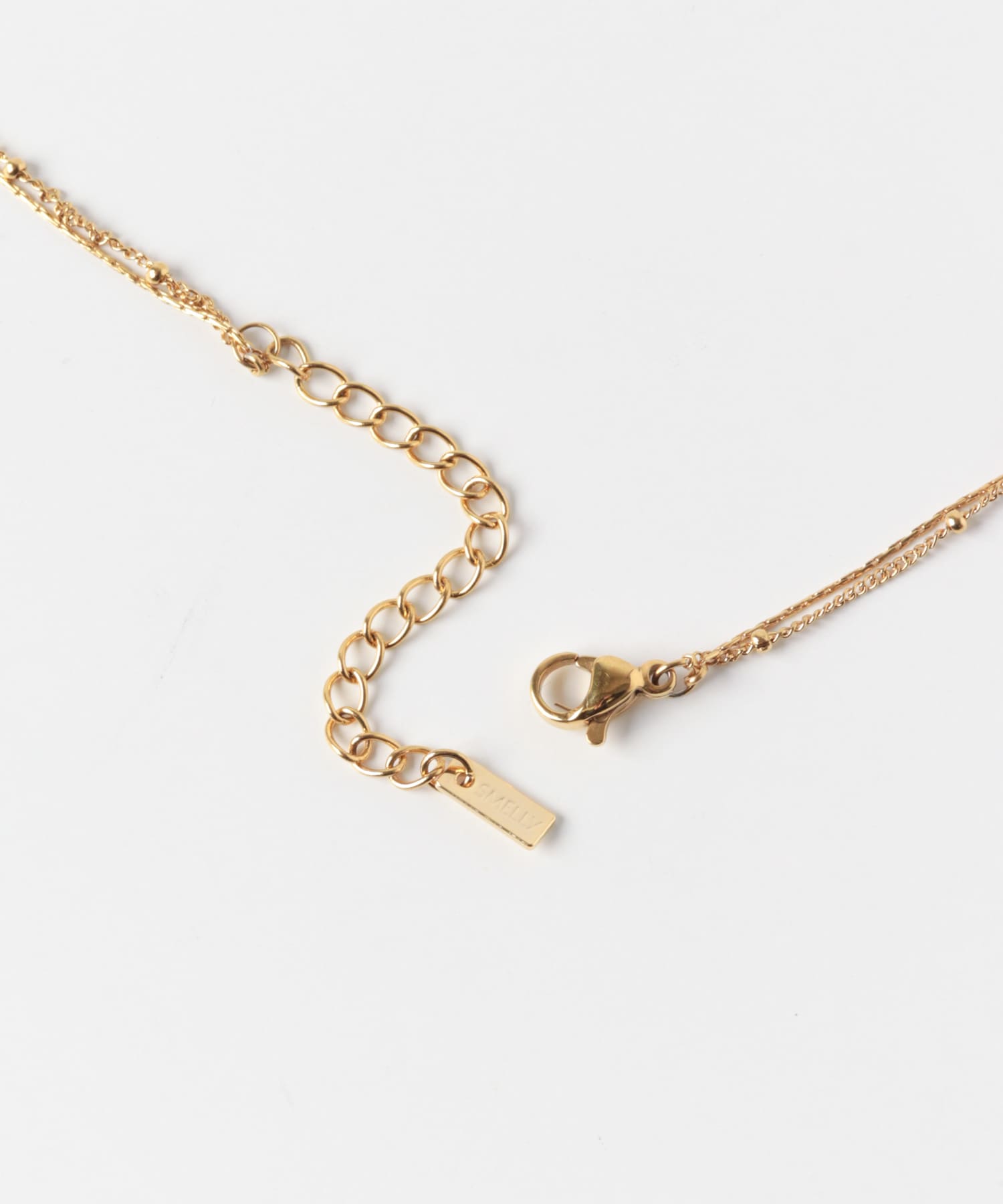 ステンレススリムチェーンレイヤードネックレス GLD -