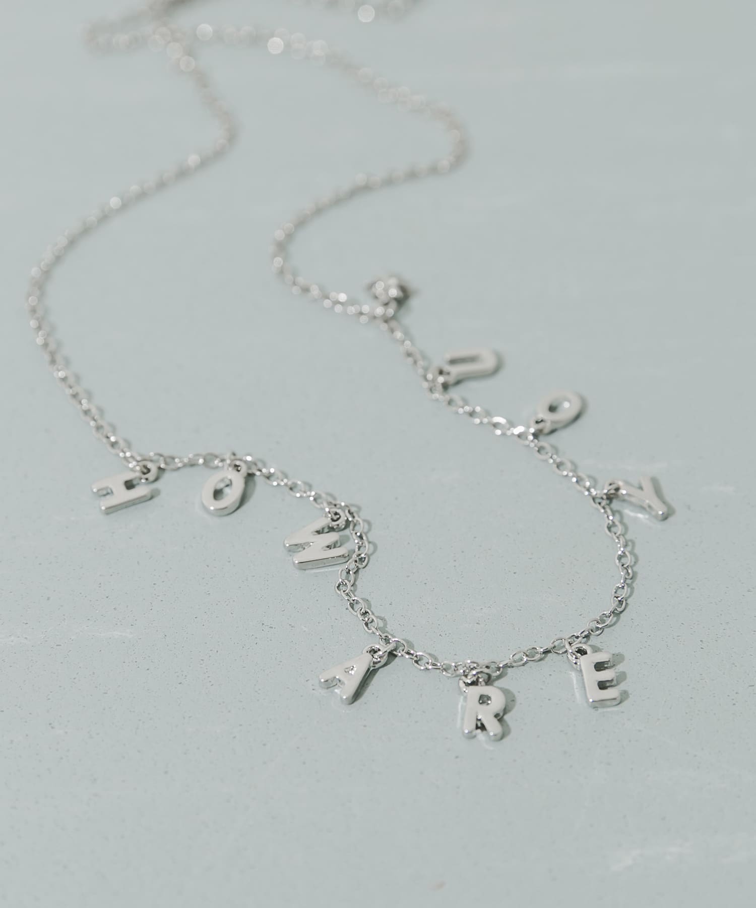 メッセージチャームネックレス