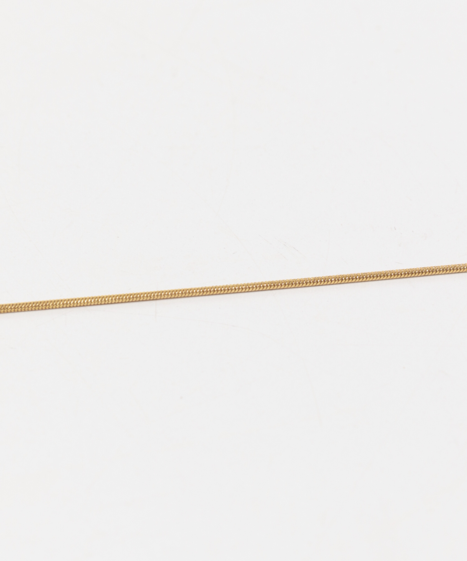 ステンレスボールトップYネックレス GLD -